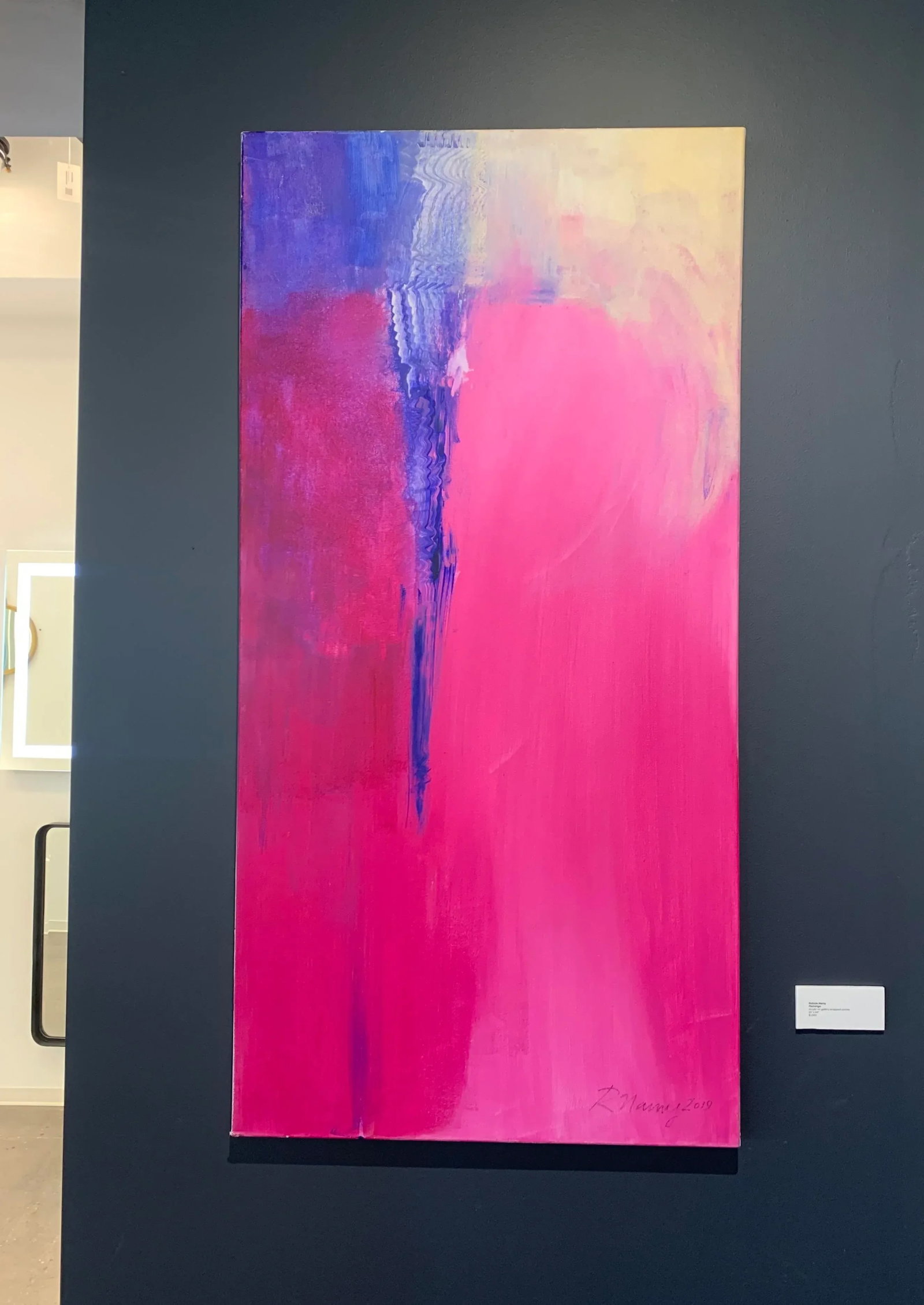Flamingo Original Abstract Painting - 10