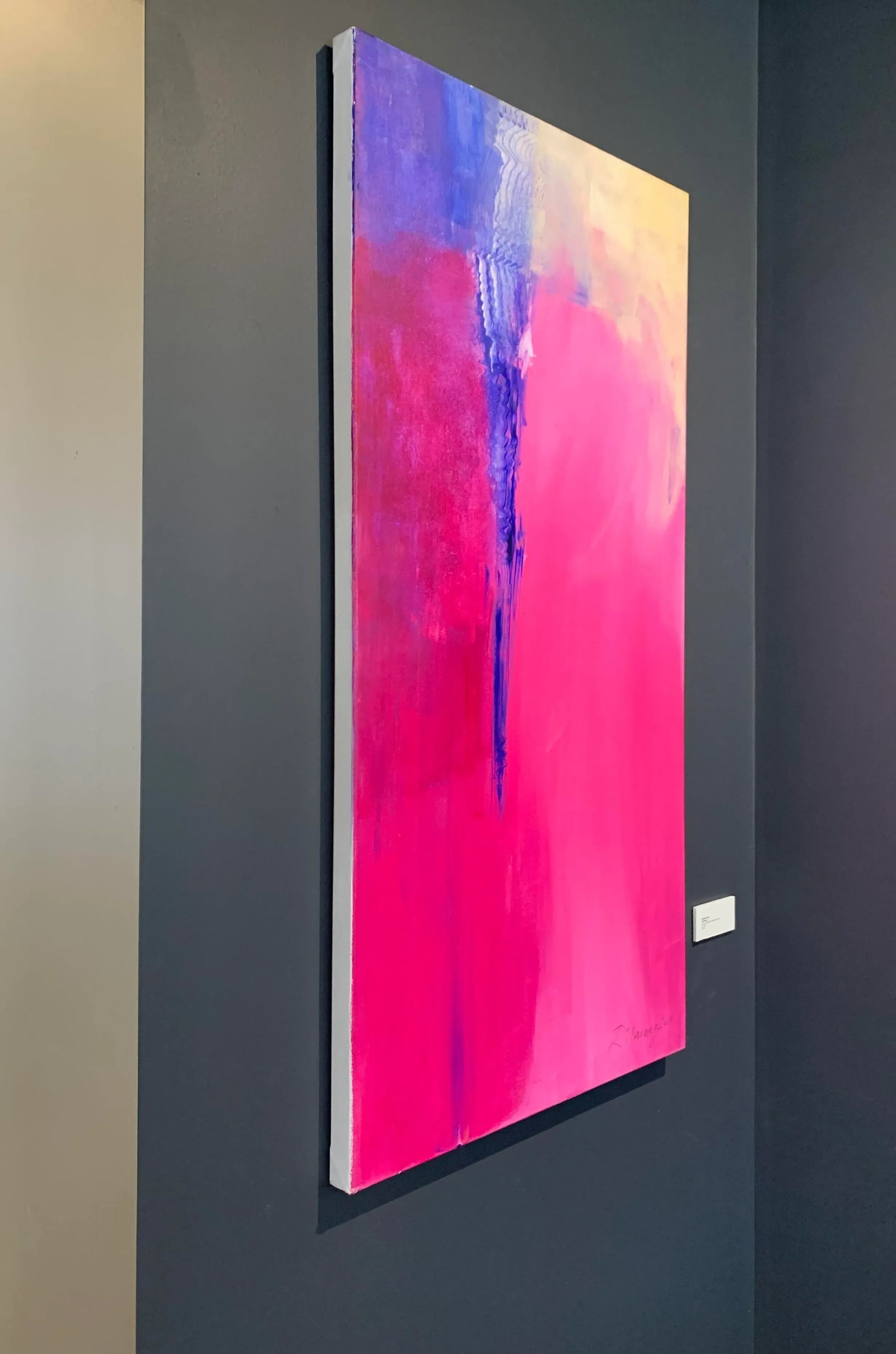 Flamingo Original Abstract Painting - 9