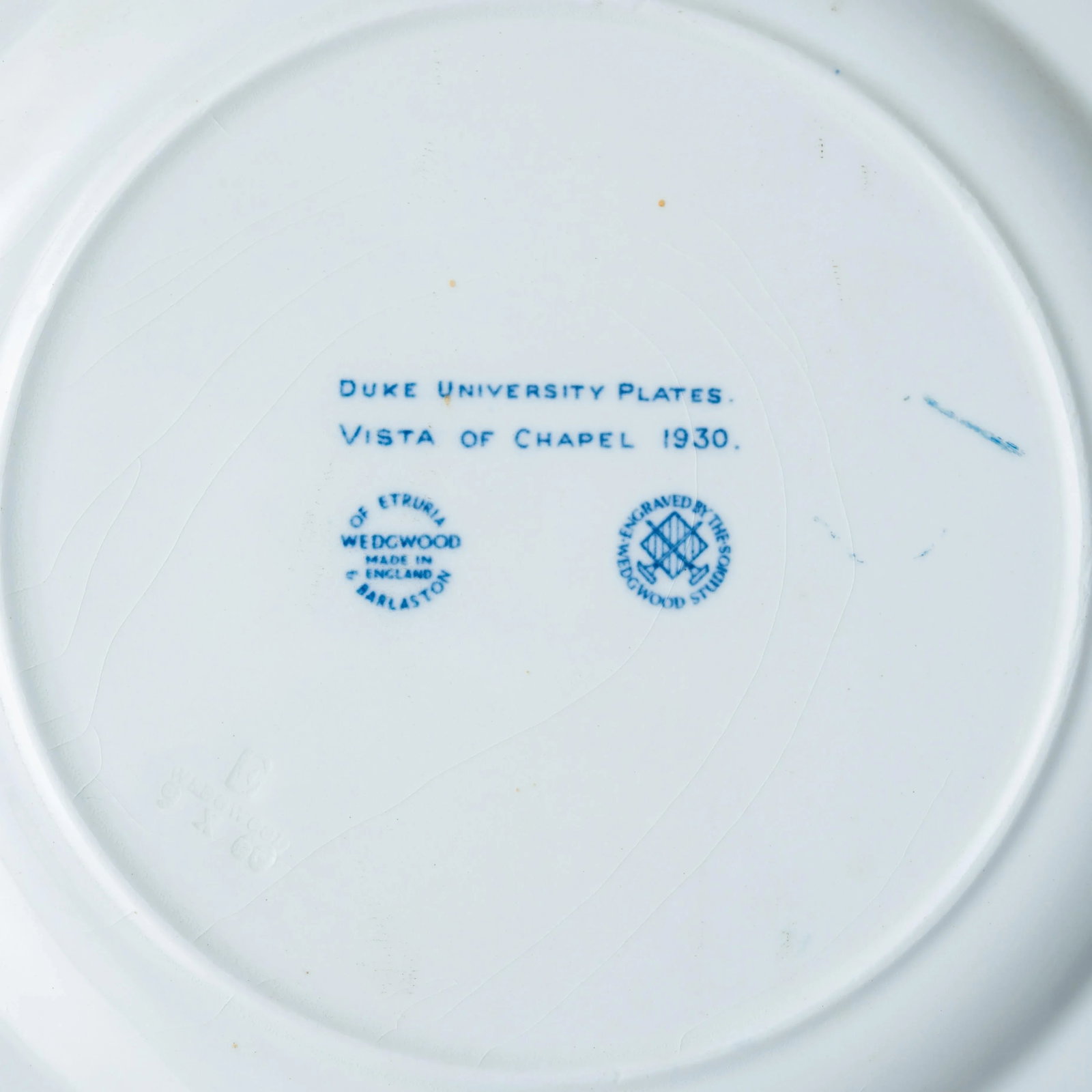 A Pair of Duke University Wedgwood Dinner Plates - 4