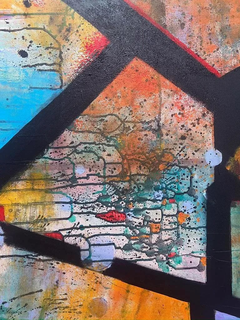 Crossroads, an Abstract Painting - 3