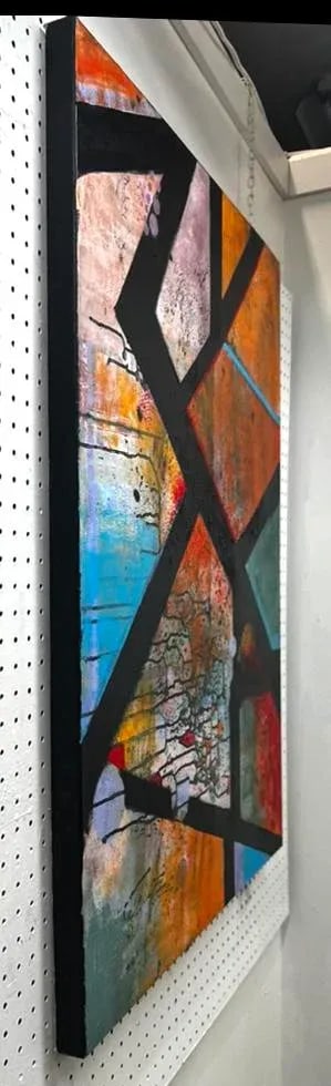 Crossroads, an Abstract Painting - 5