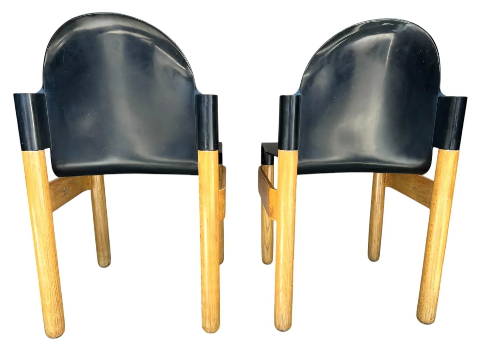 Set of 4 Restored Thonet Flex Dining Chairs by Gerd Lange – Mid-Century Modern Birch & Black - 11