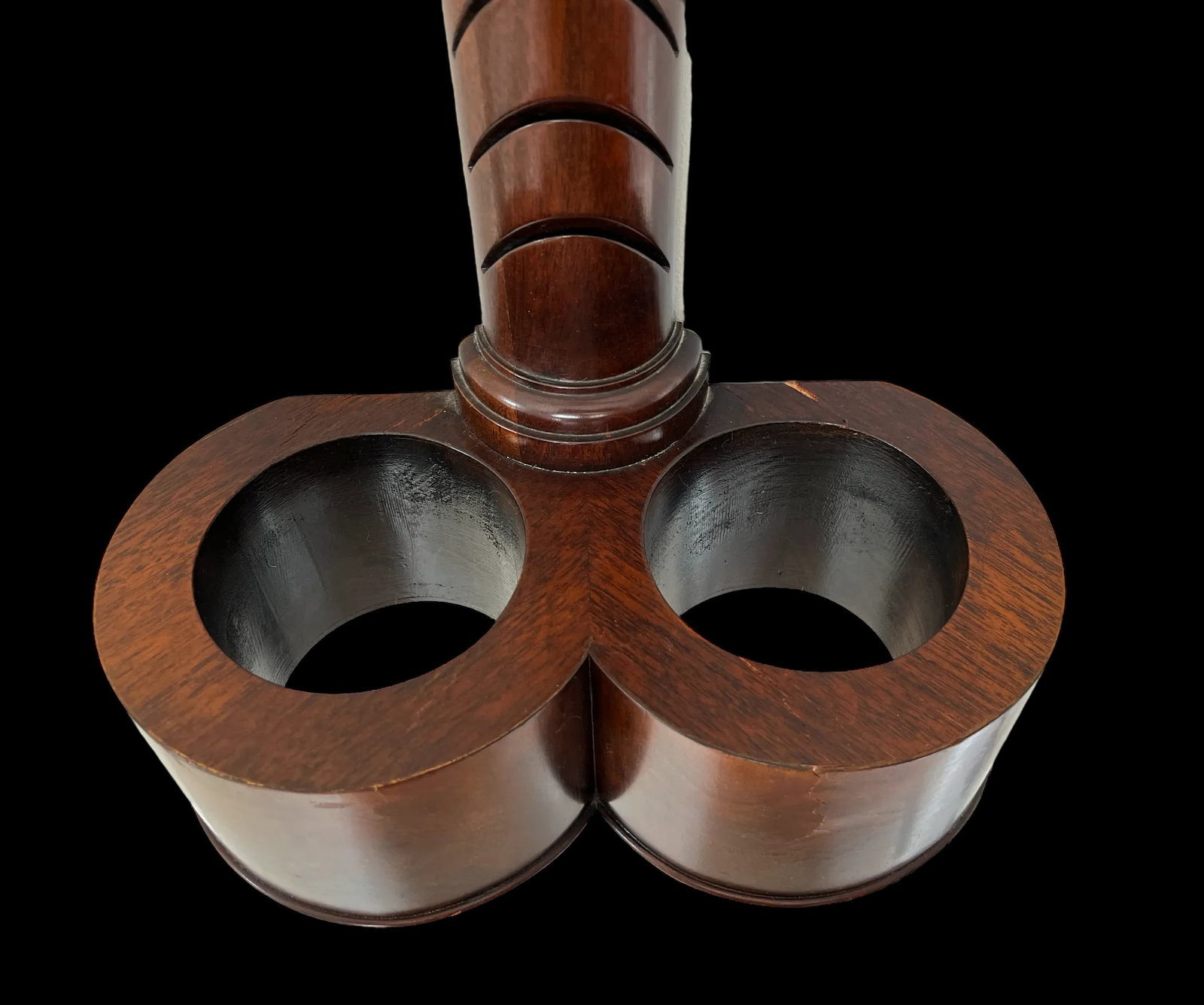1940s Weiman Heirloom Mahogany Wall-Mounted Card Holder Display Umbrella Stand - 8