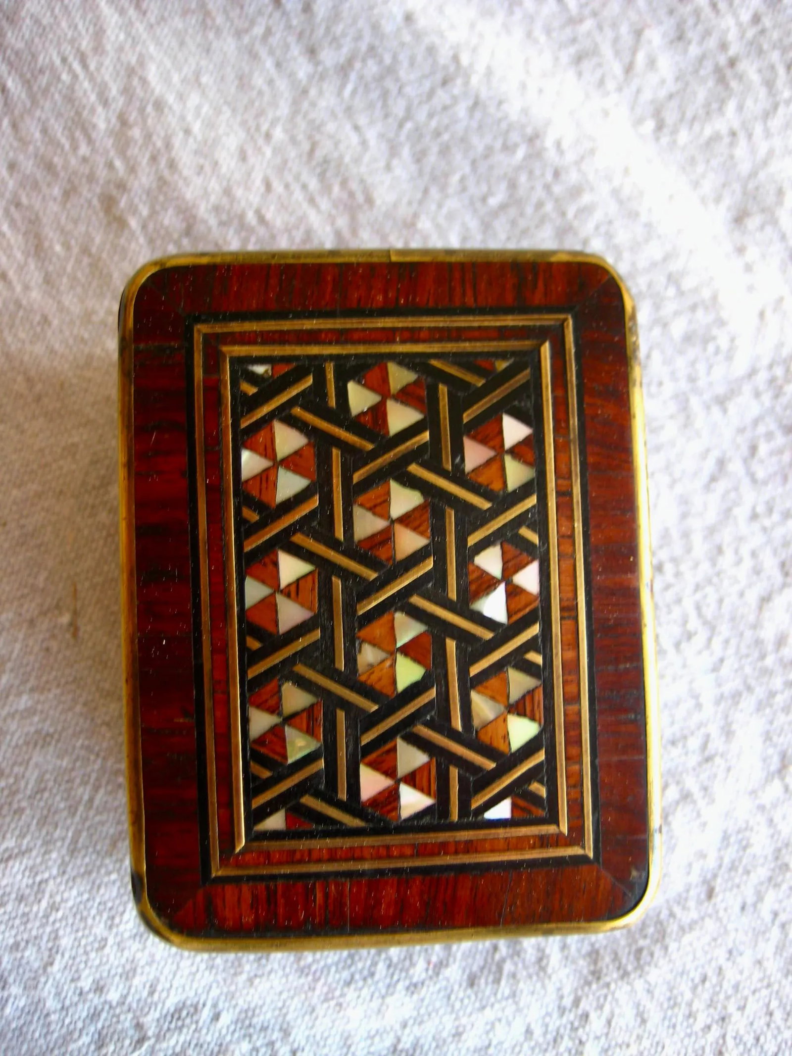Mid 19th Century French Louis Philippe Inlay Watch Holder Box - 2