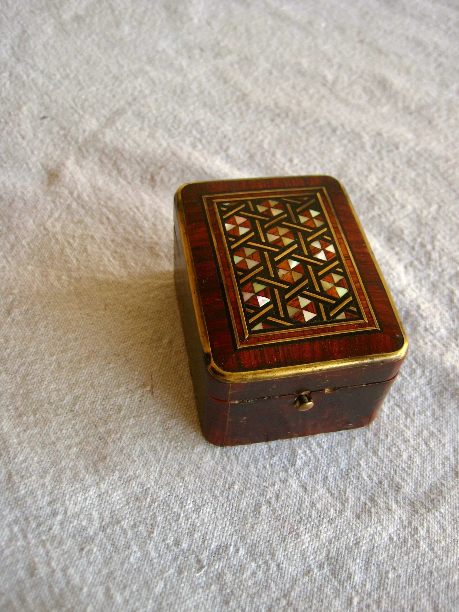 Mid 19th Century French Louis Philippe Inlay Watch Holder Box - 3