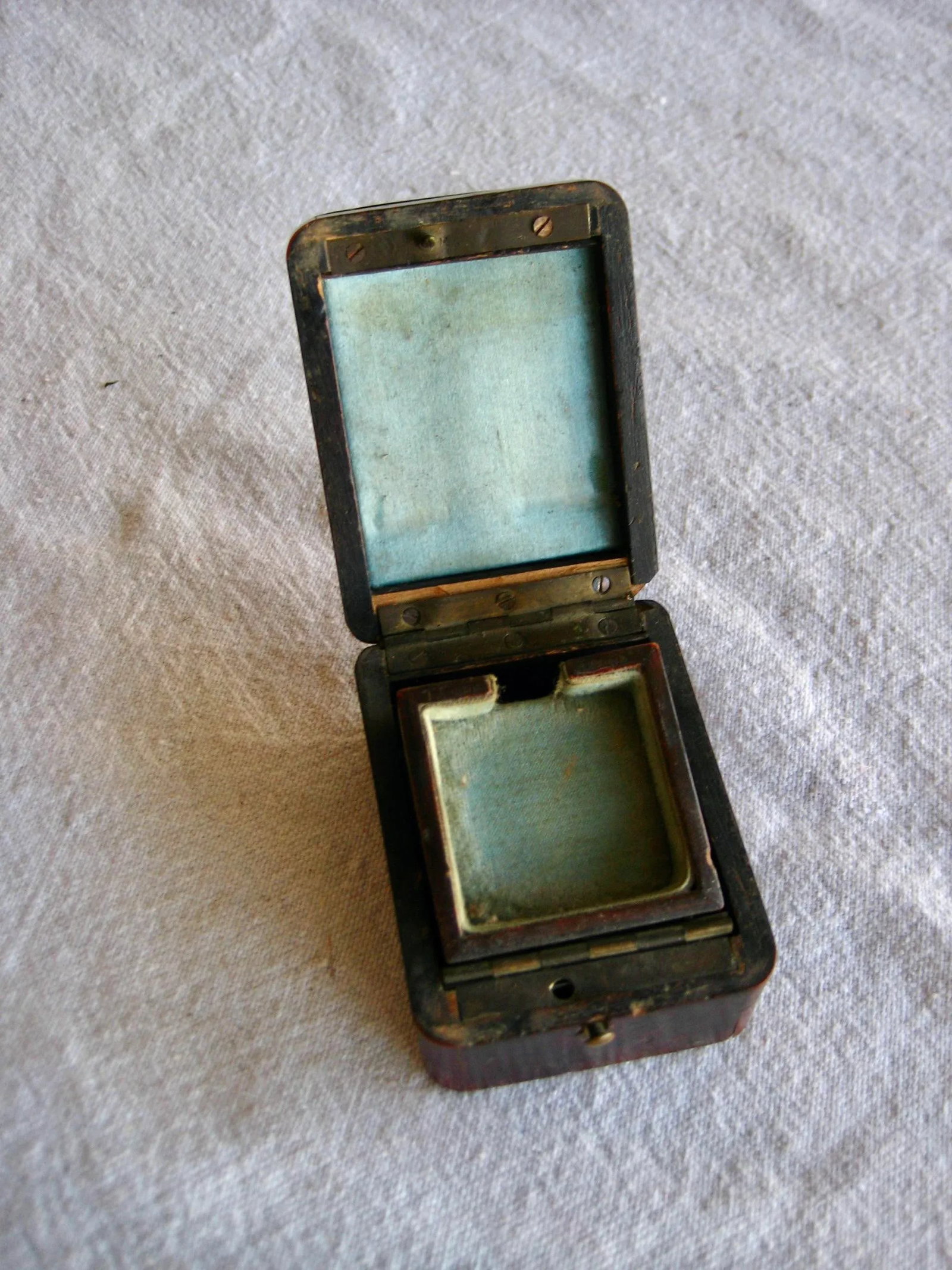 Mid 19th Century French Louis Philippe Inlay Watch Holder Box - 5