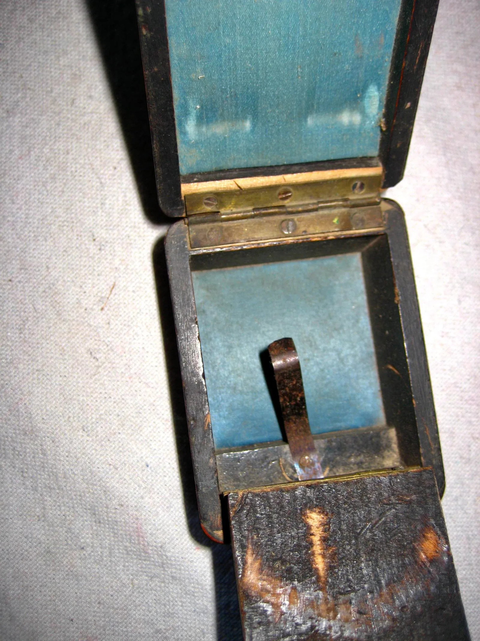 Mid 19th Century French Louis Philippe Inlay Watch Holder Box - 8