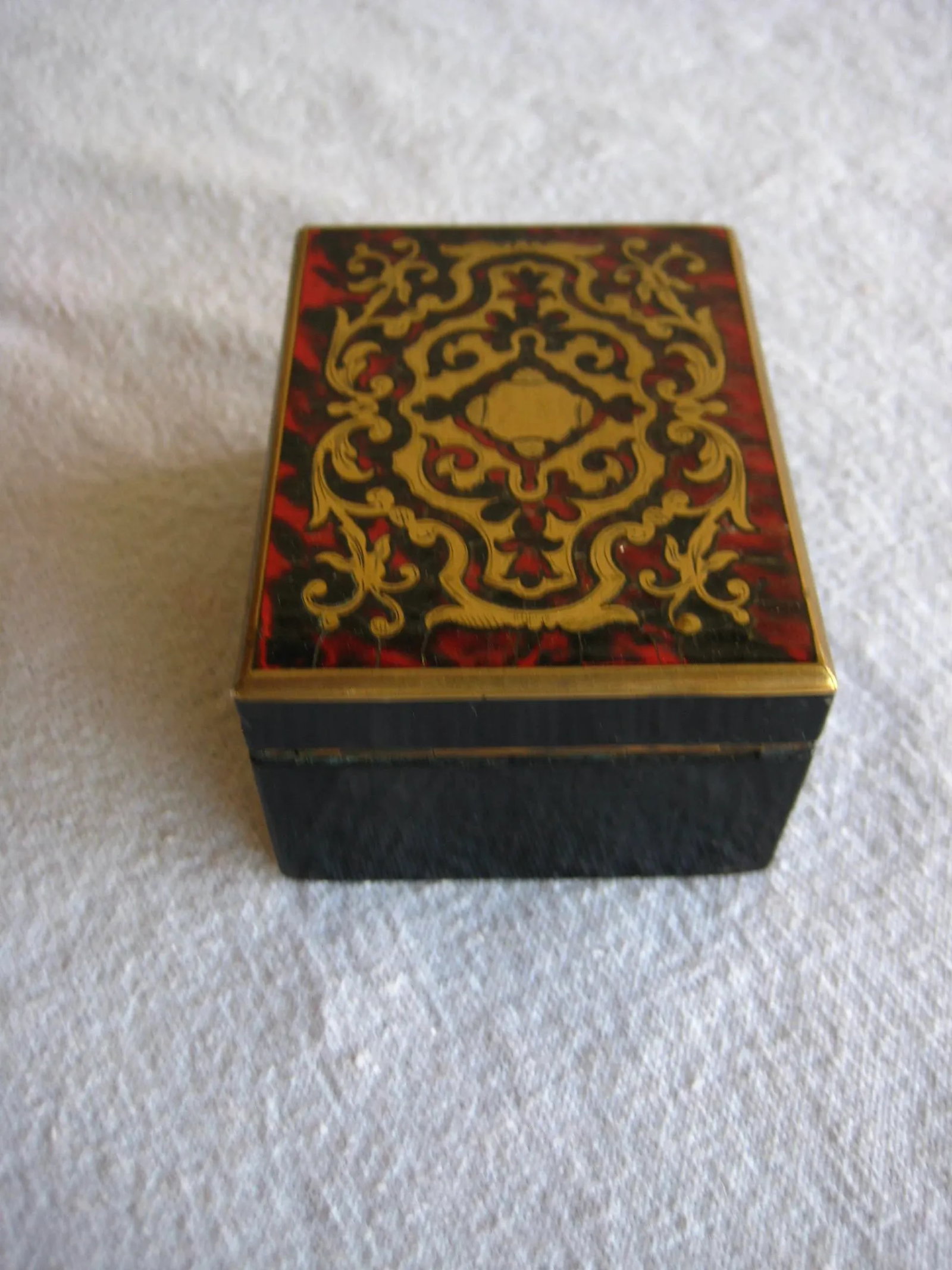 Mid 19th Century French Napoleon III Boulle Style Watch Holder Box - 4