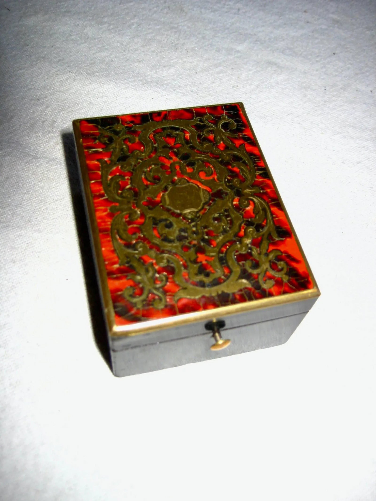 Mid 19th Century French Napoleon III Boulle Style Watch Holder Box - 5