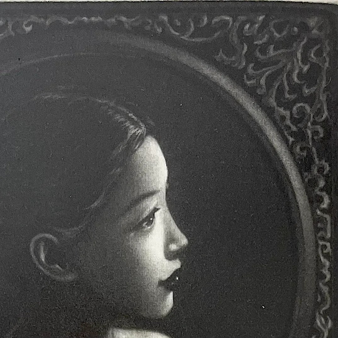 Takahashi Ushio 1998 Japanese Mezzotint Signed and Dated - 5