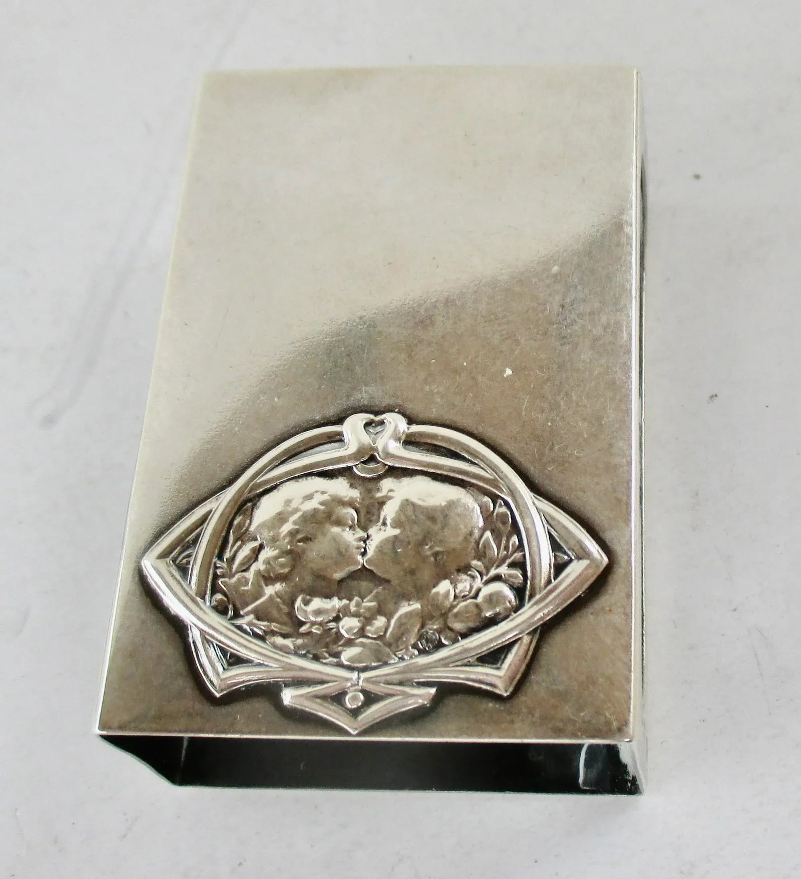 Russian Silver Match Box Cover - 2