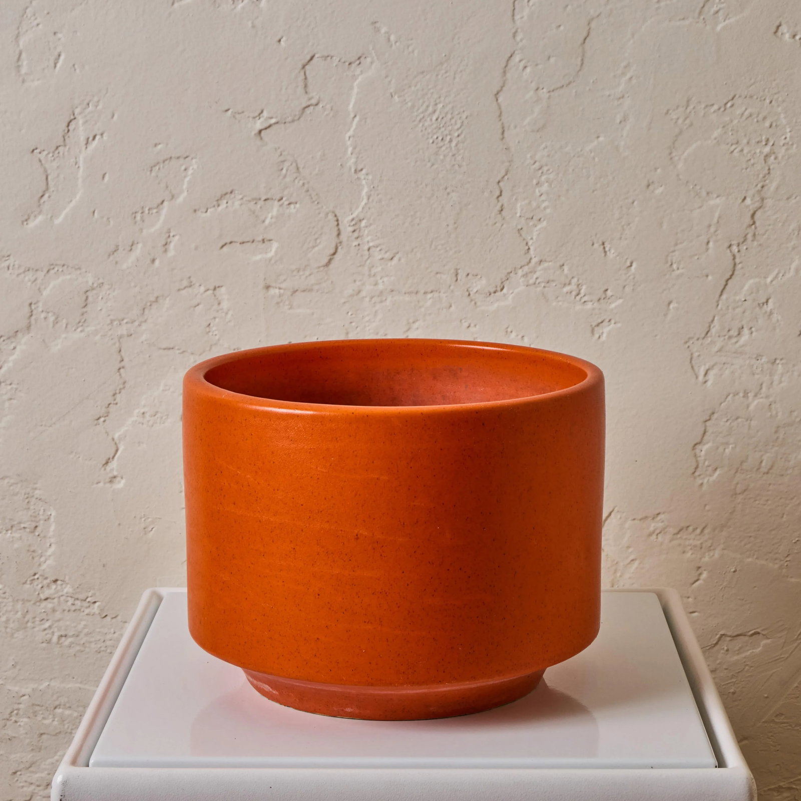1960s Gainey Orange Glazed Planters - Set of 3 - 3