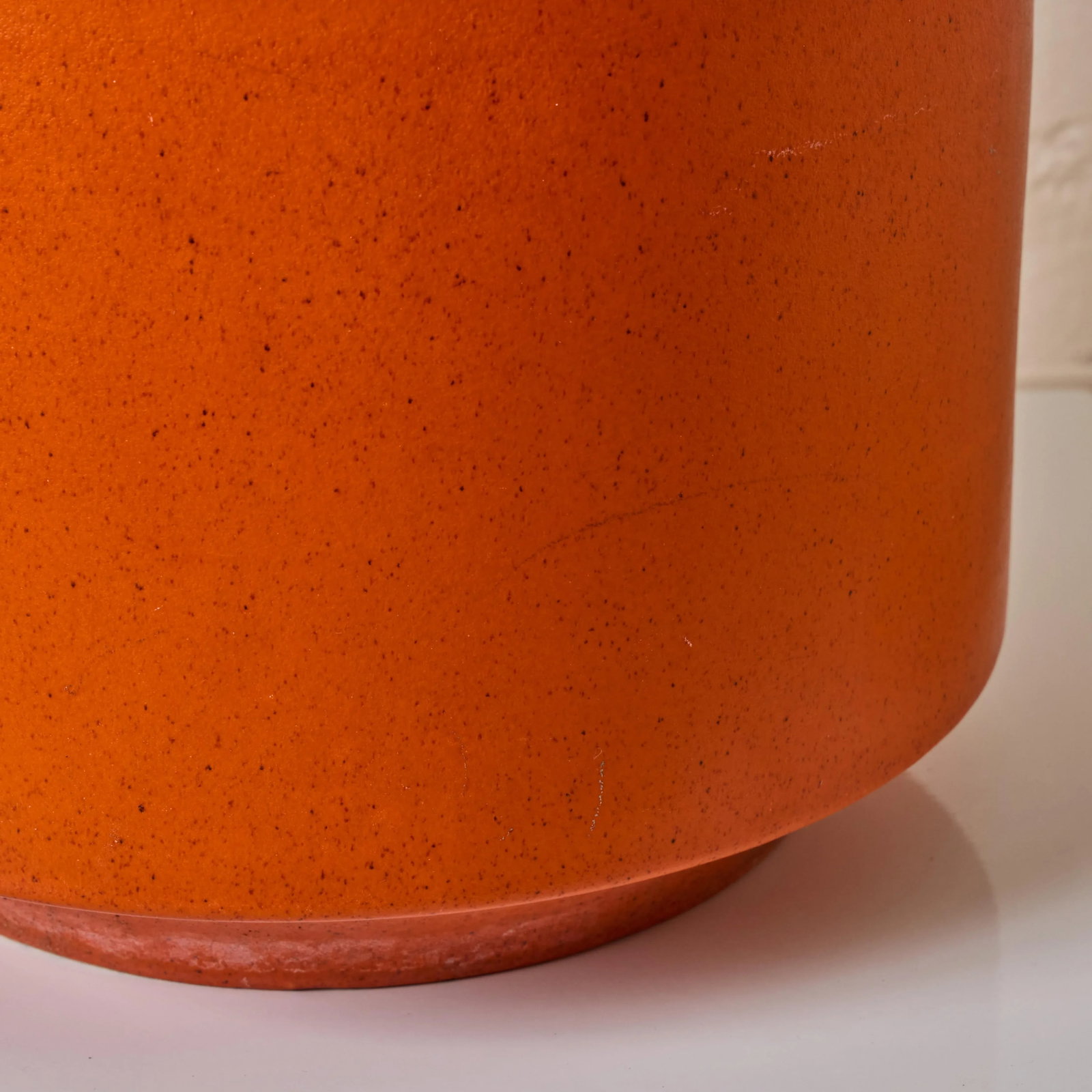 1960s Gainey Orange Glazed Planters - Set of 3 - 6