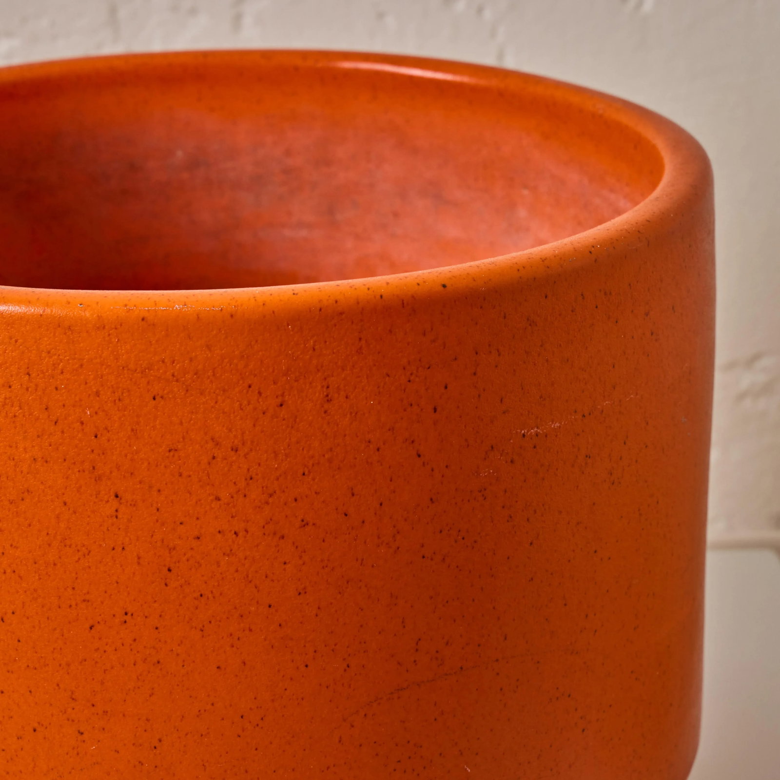 1960s Gainey Orange Glazed Planters - Set of 3 - 8