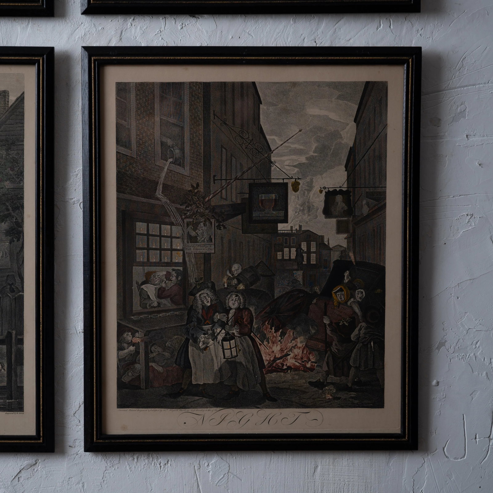 William Hogarth, the Four Times of the Day - Set of 4 - 6