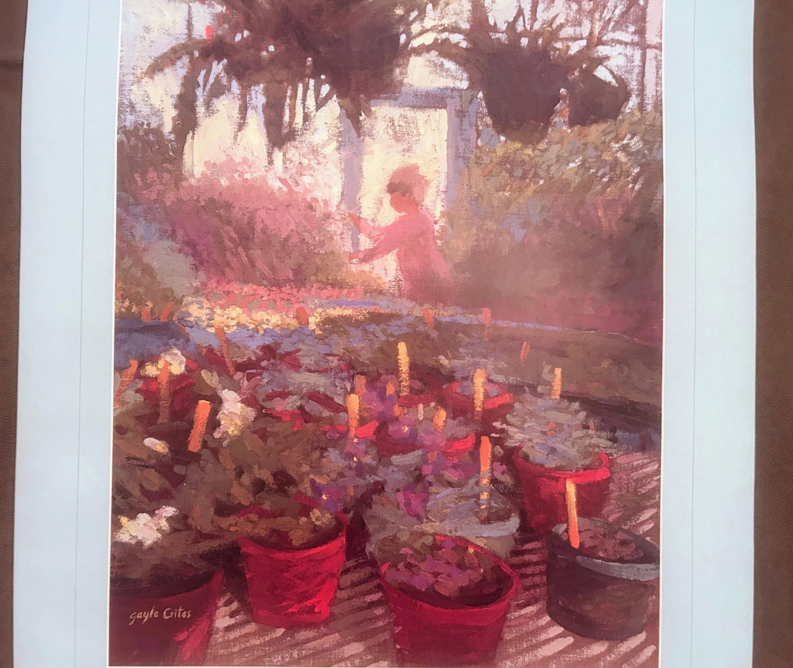 1980s Vintage Original Signed Gayle Crites Denver Botanic Gardens Poster - 12