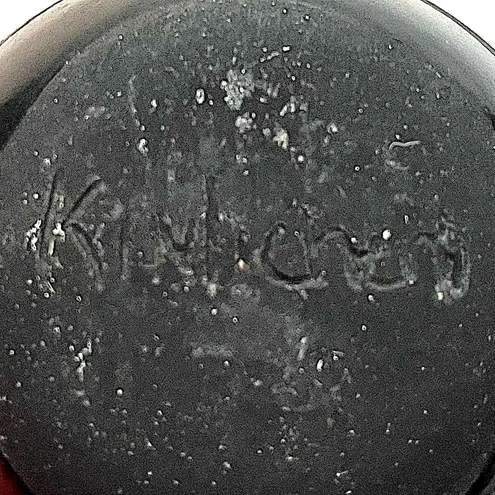 1990s Santa Clara Pueblo Blackware Pottery Wedding Vase - Signed Kinlicheni - 13