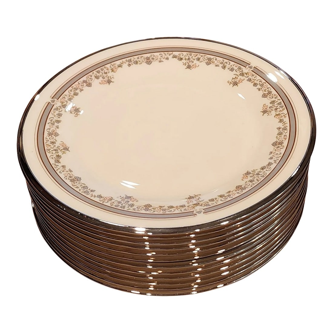 Lenox Lace Point Dinner Plates: Excellent condition estate Lenox Lace Point China. Twelve dinner plates. Condition: Alterations: Original Condition Unaltered Imperfections: Some Imperfections Condition Notes: Excellent condition