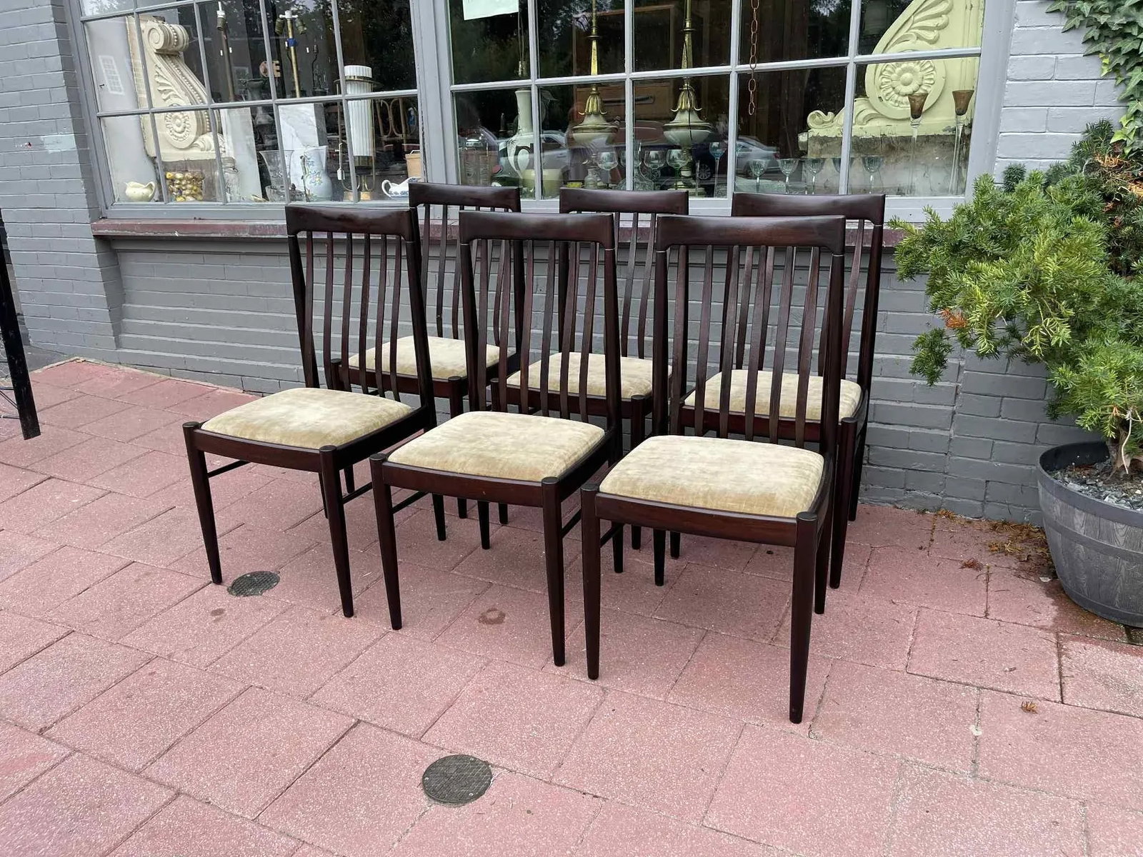 1960s Danish Mid-Century Modern Dining Chairs Set of 6 - 2