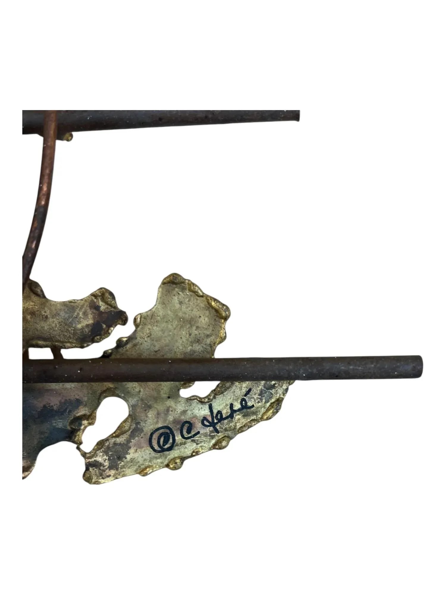 1970s Curtis Jere Signed Wall Sculpture – Covered Bridge With Row Boat & Scenic Detailing - 6