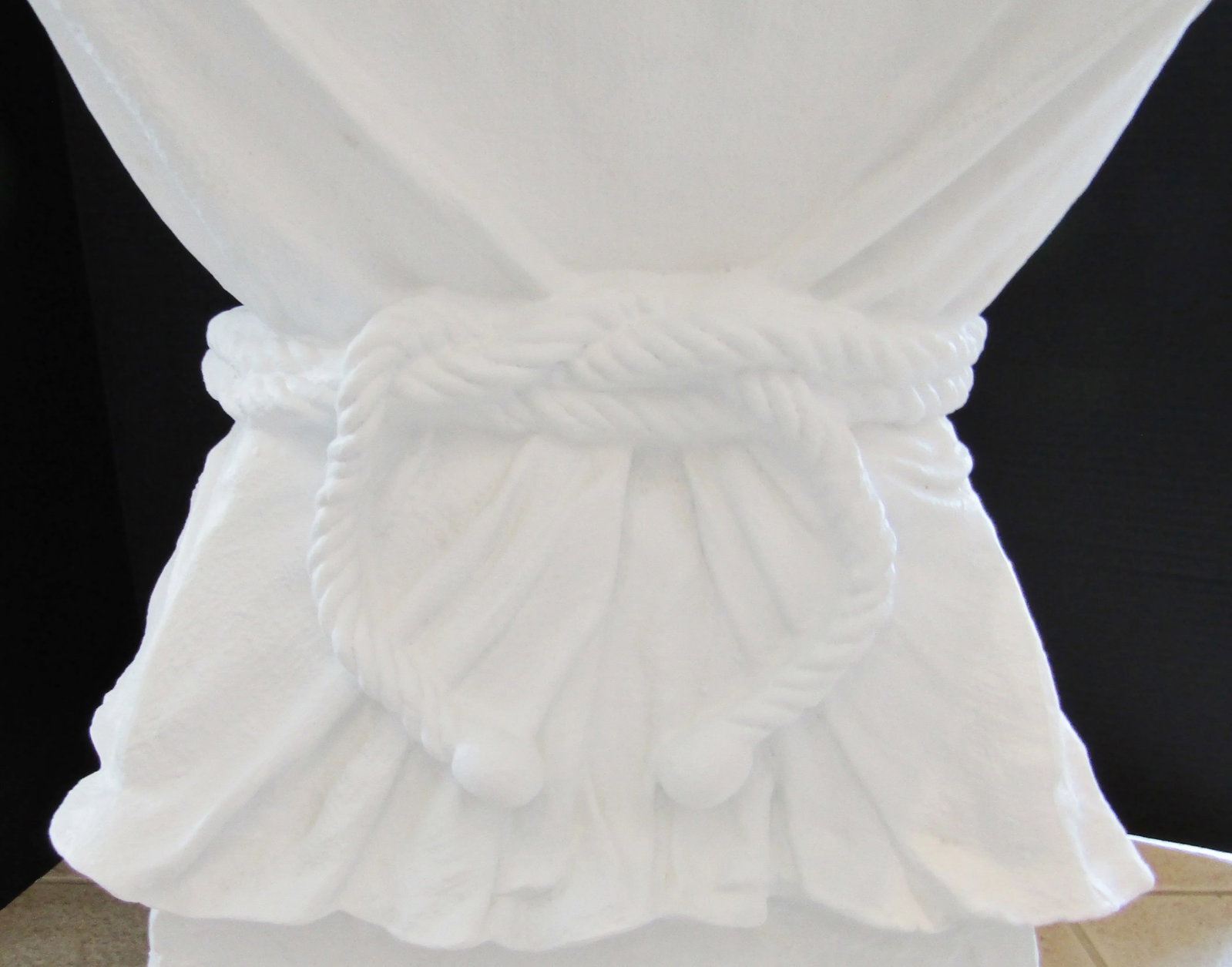 John Dickenson Style Faux Drapery Dining / Side Table Circa 1970s - 9