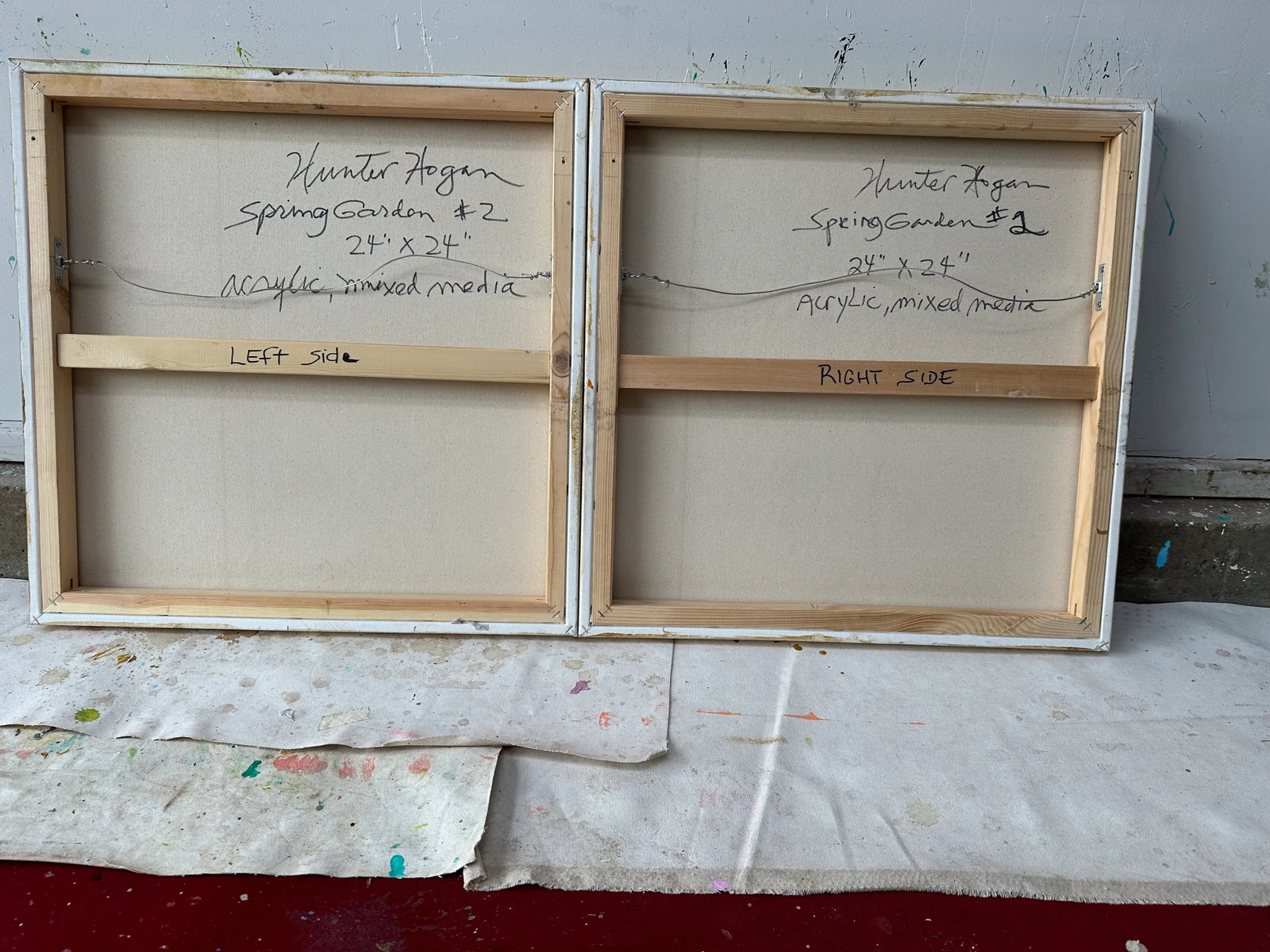 Spring Garden #2, Diptych by Hunter Hogan - 4
