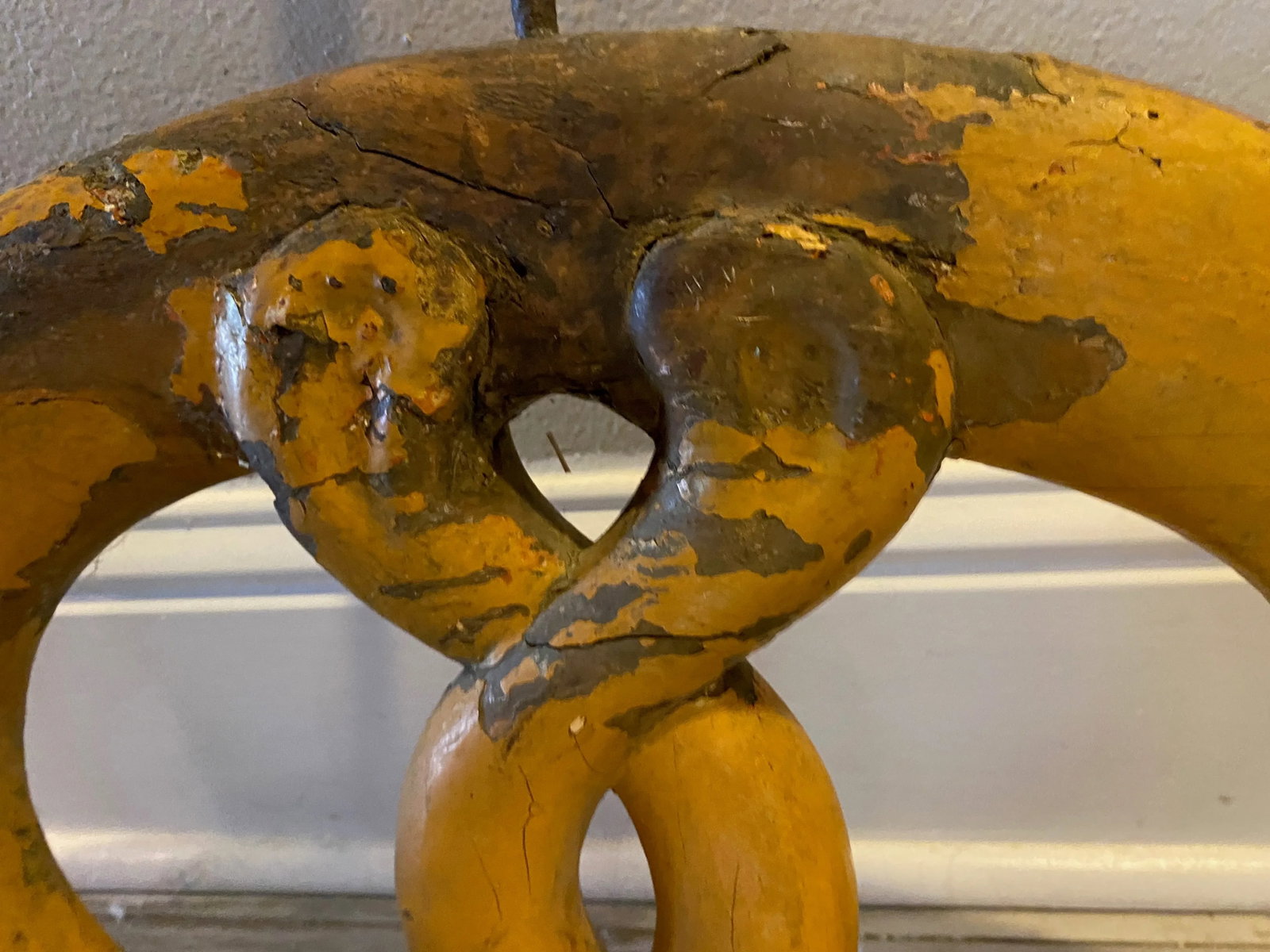 20th Century American Exterior Bakery Carved Wooden Pretzel Trade Sign - 6