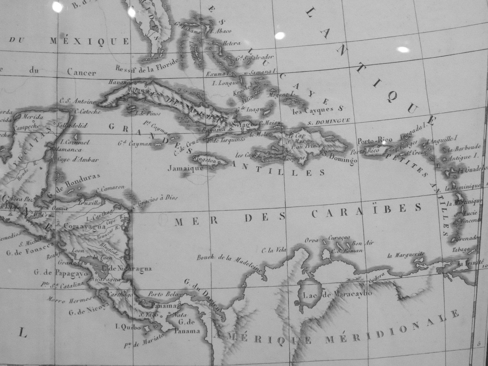 South America, Caribbean & Mexico Original Map by Vaugondy 1812 - 6