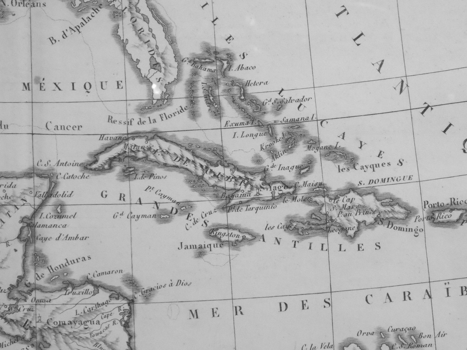 South America, Caribbean & Mexico Original Map by Vaugondy 1812 - 7