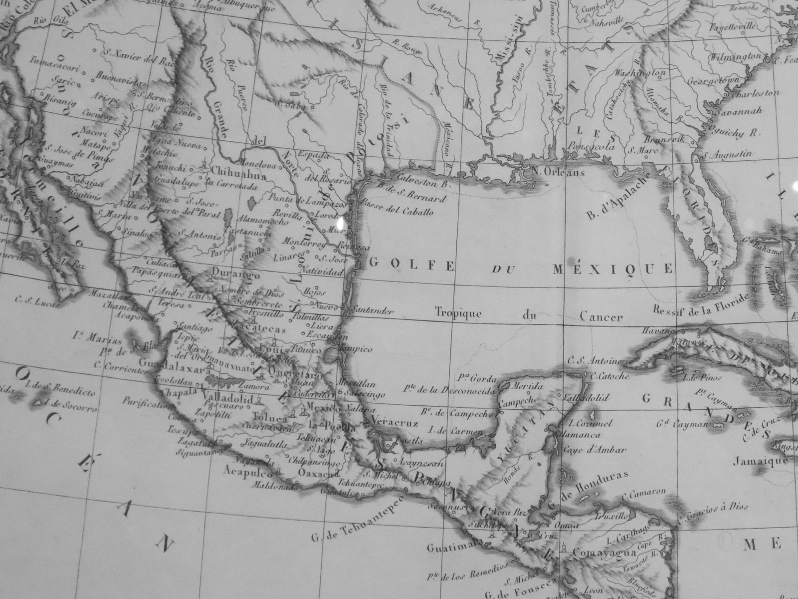 South America, Caribbean & Mexico Original Map by Vaugondy 1812 - 9