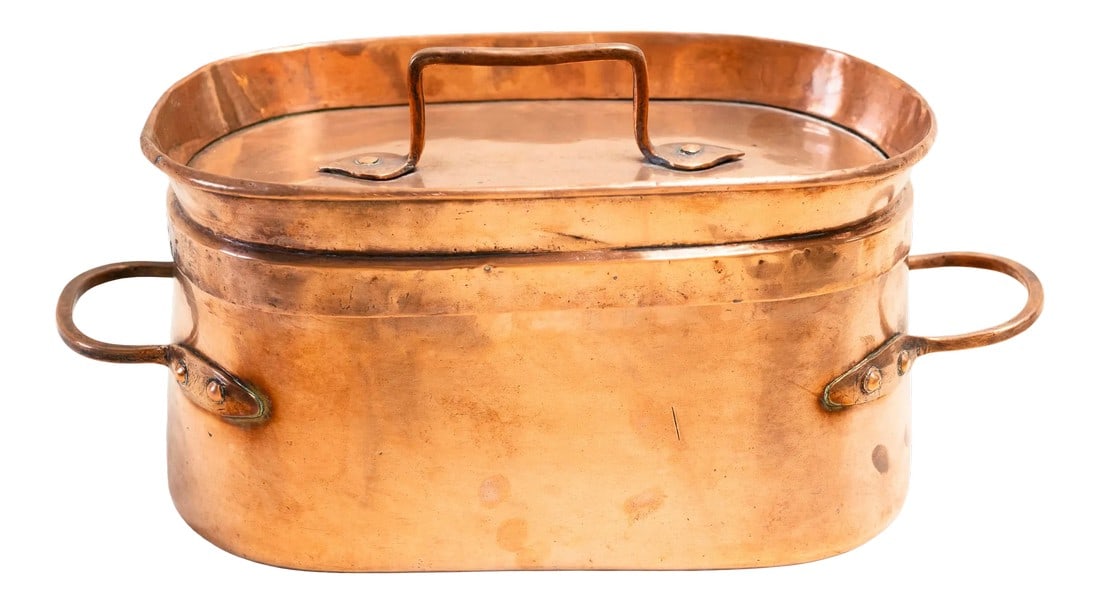 Late 19th Century Copper Daubière Beef Pot (1 of 8)