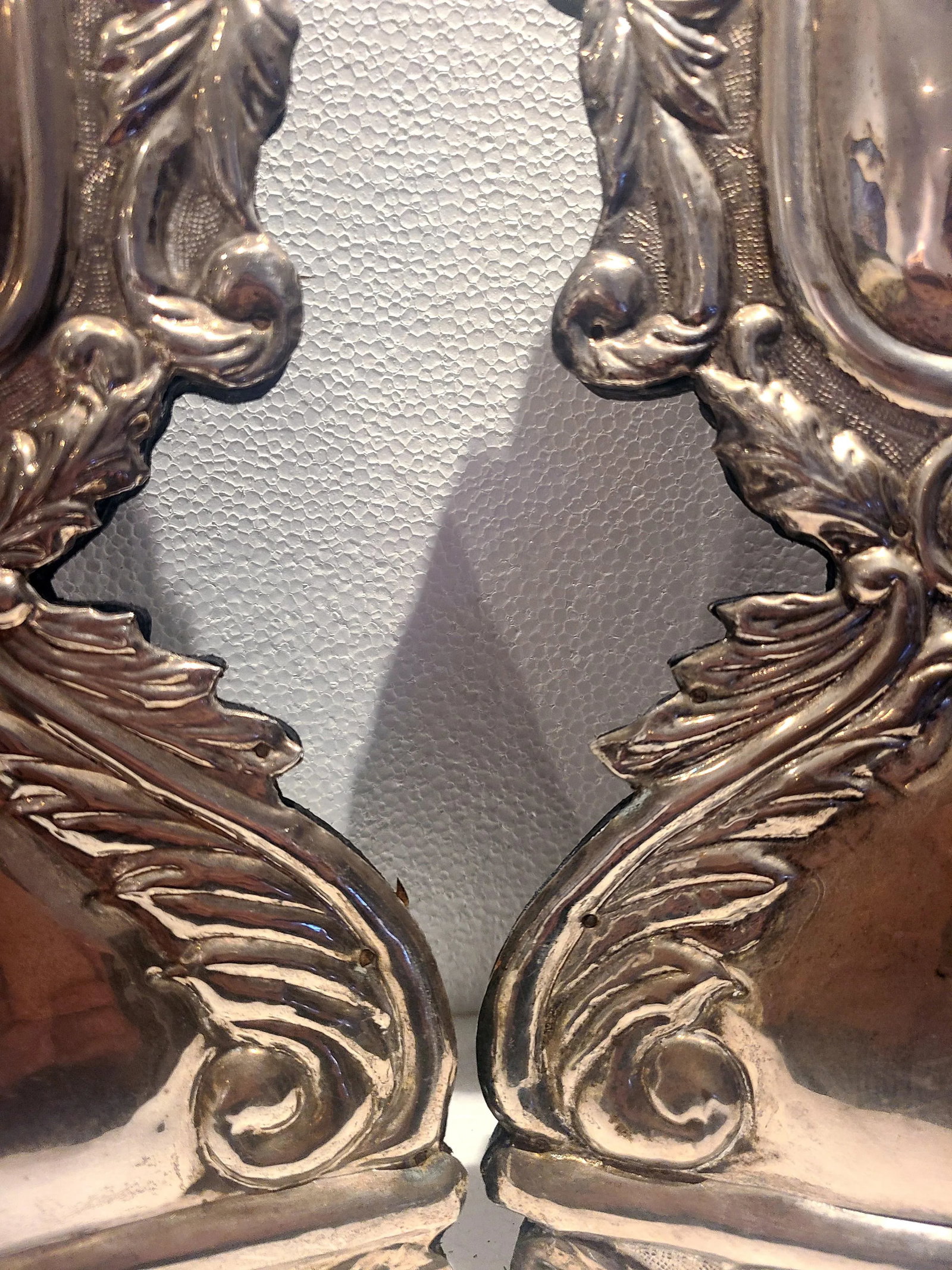 Vintage Sterling Silver Candle Sticks - a Pair - 2