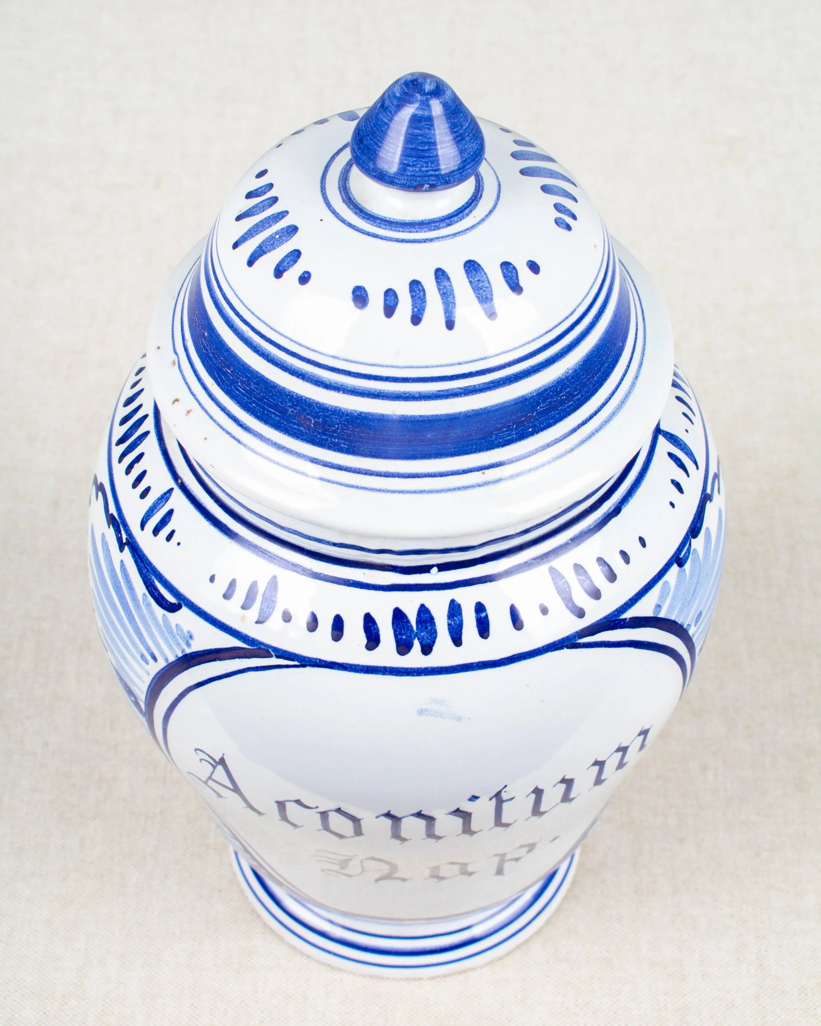 Delft Faience Apothecary Jar - 5