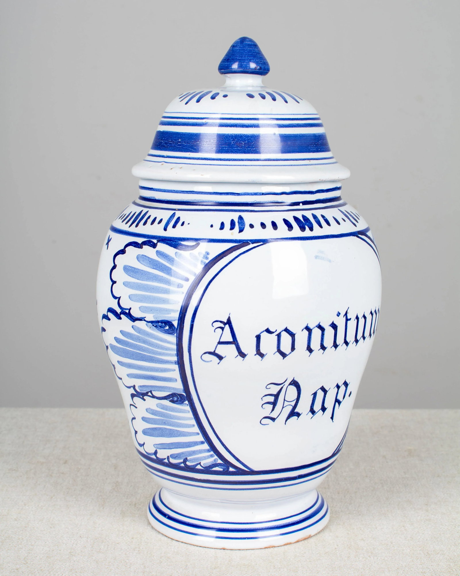 Delft Faience Apothecary Jar - 9