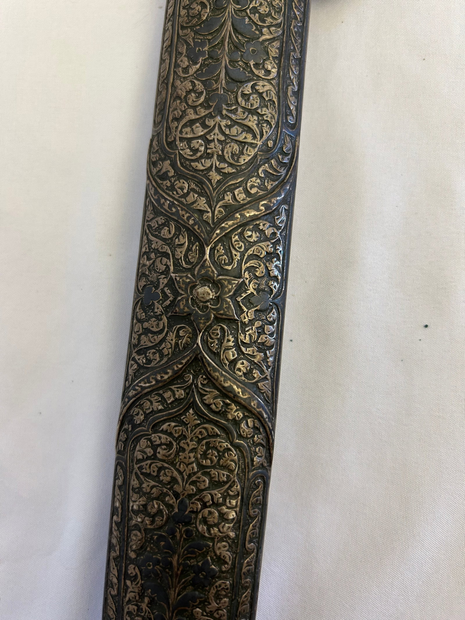 Double-Edged Kindjal Dagger With Silver-Niello Decoration, Circa 1880 – 1910 - 5