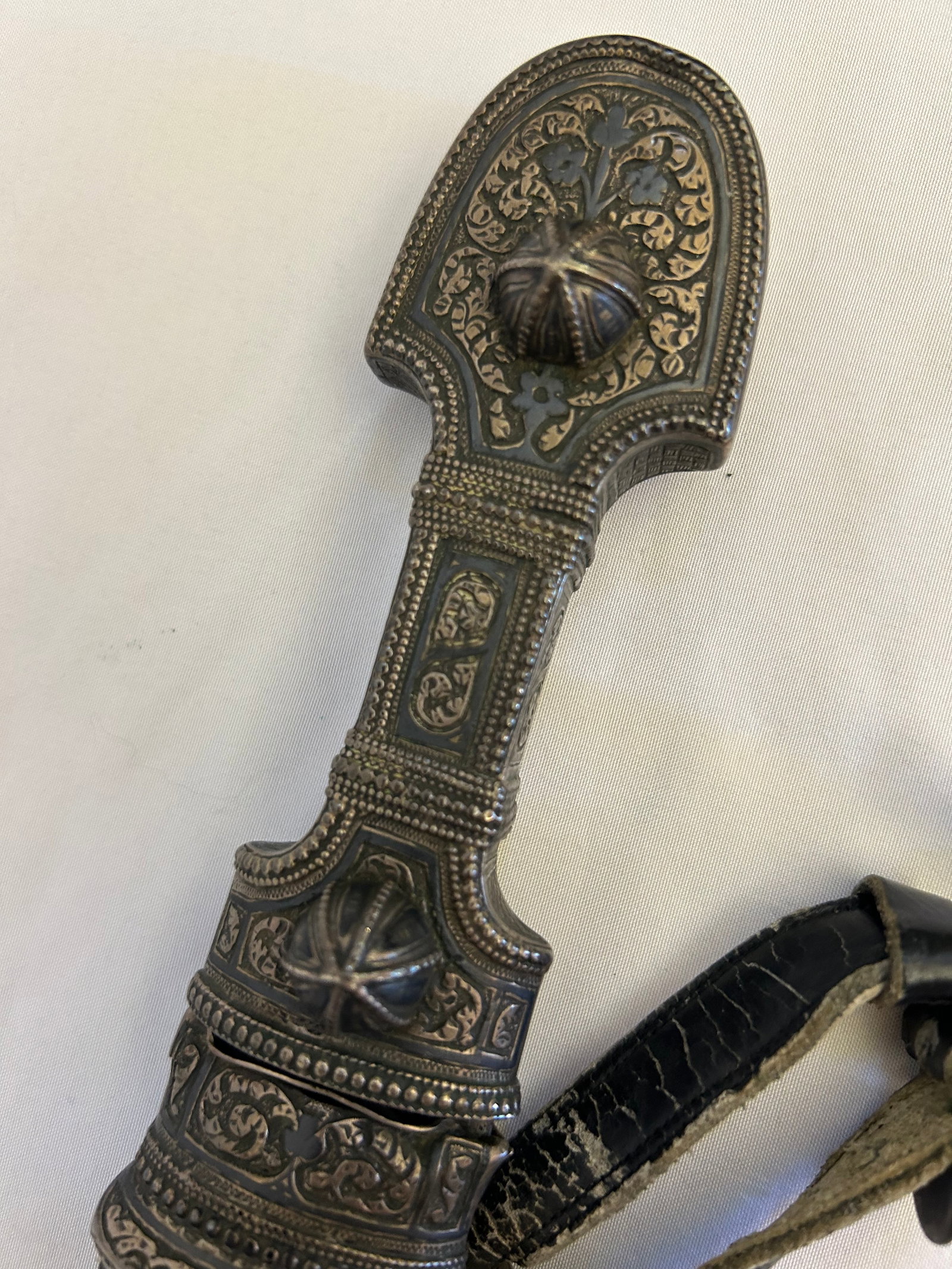 Double-Edged Kindjal Dagger With Silver-Niello Decoration, Circa 1880 – 1910 - 7