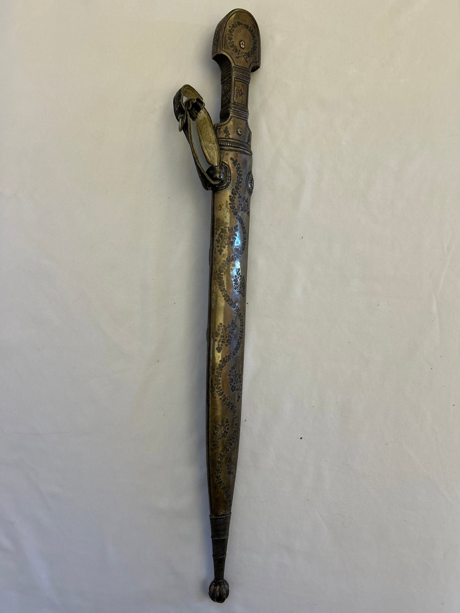 Double-Edged Kindjal Dagger With Silver-Niello Decoration, Circa 1880 – 1910 - 9