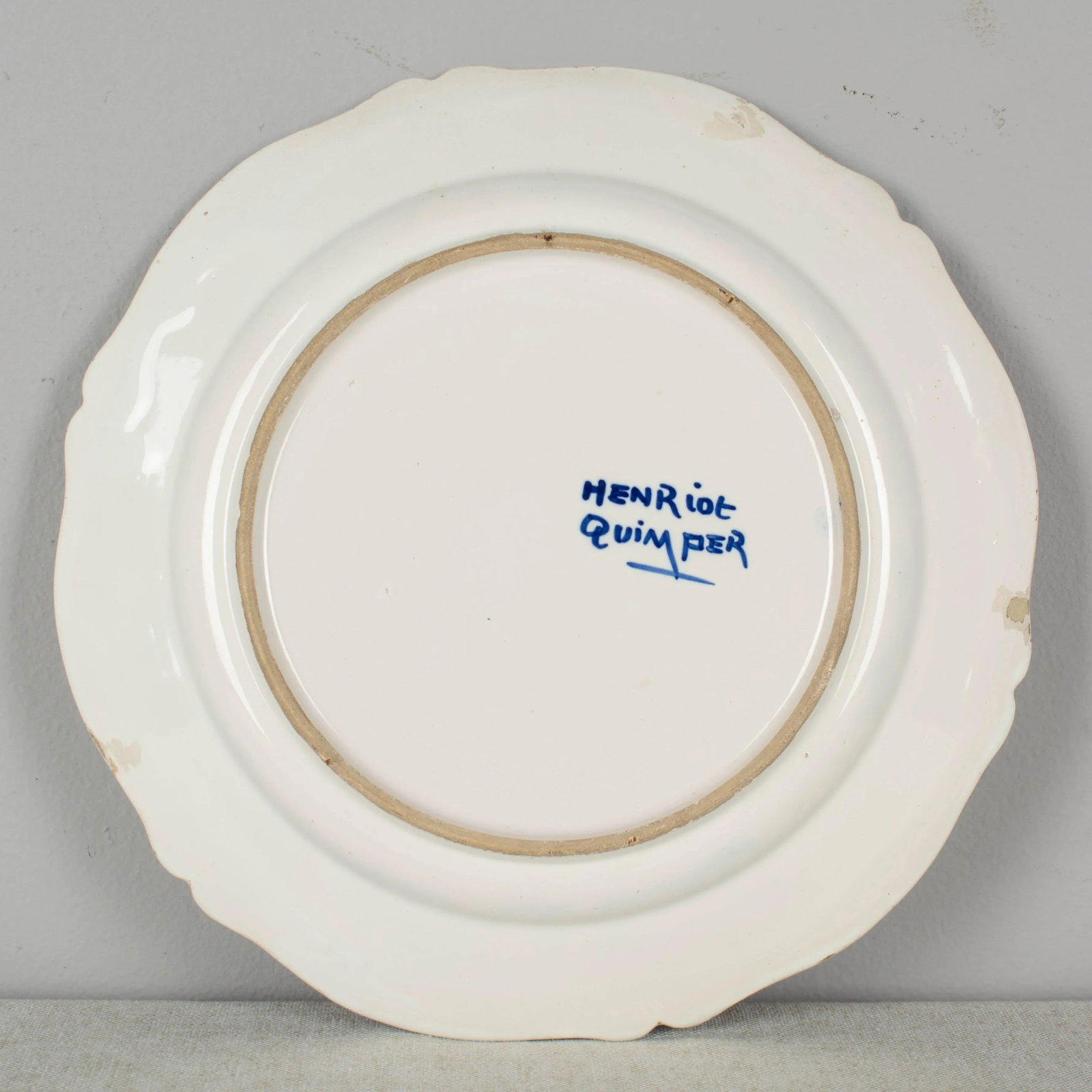 Henriot Quimper Faience Plate - 2