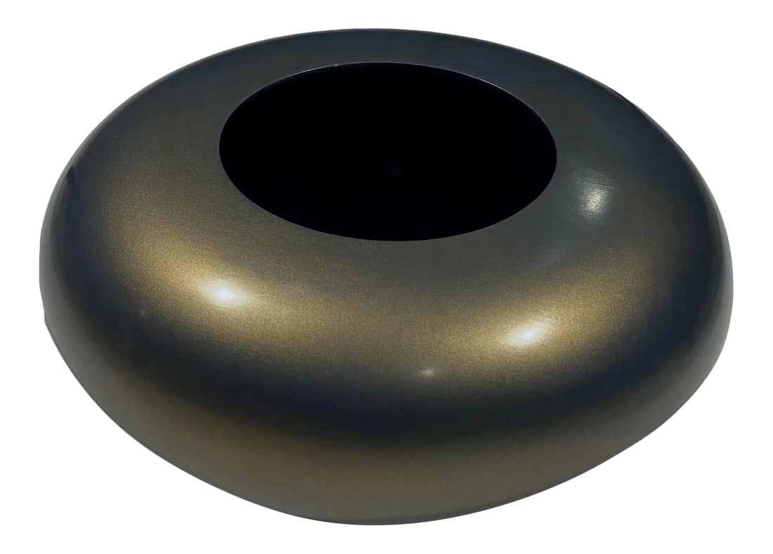 Mark Westervelt 1990's Birdseye Maple, Rosewood, Holly, Decorative Bowl With Acrylic Bronze Finish (1 of 6)