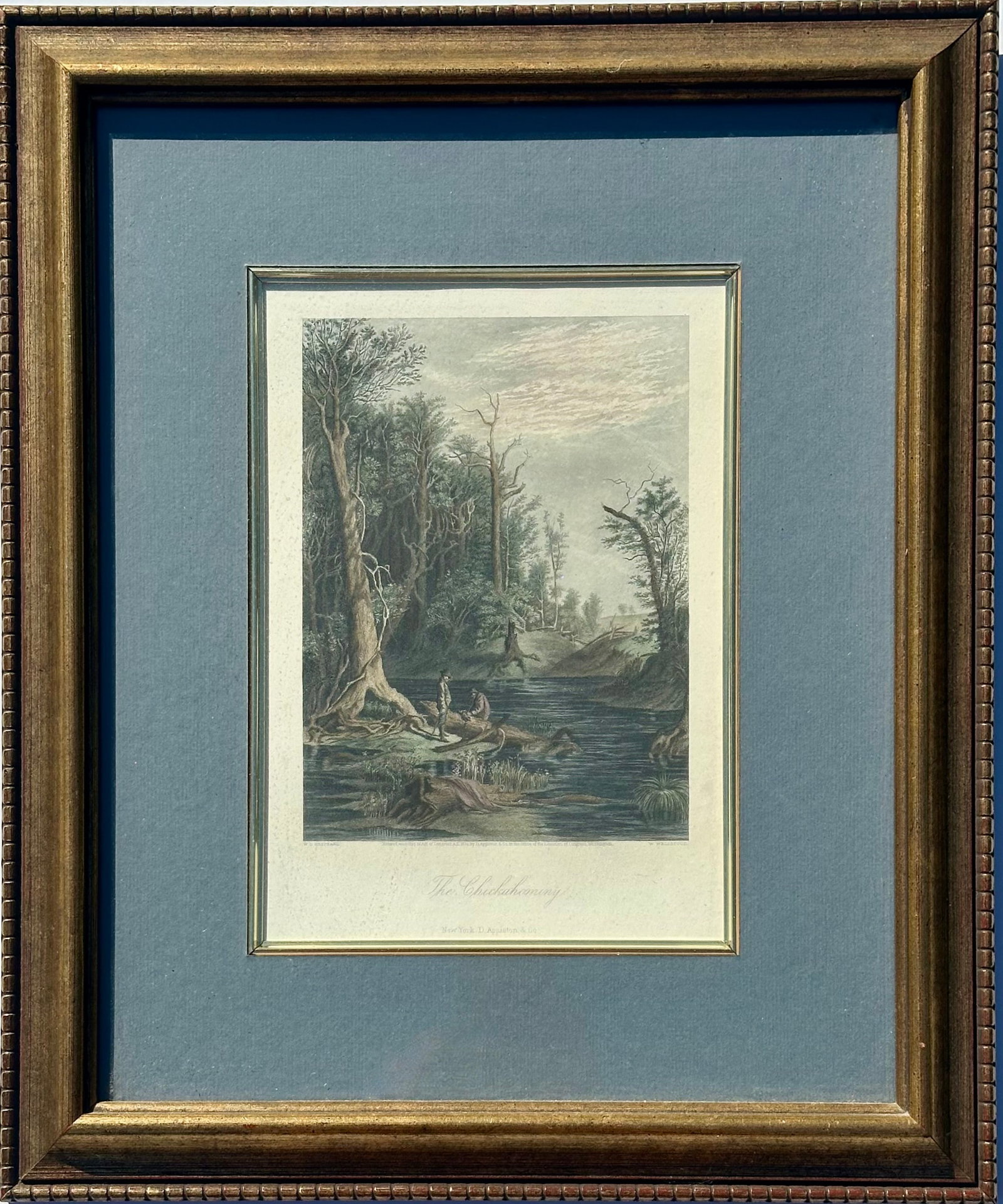 Chicahominy, Virginia Original Framed Print, 1872 - 3