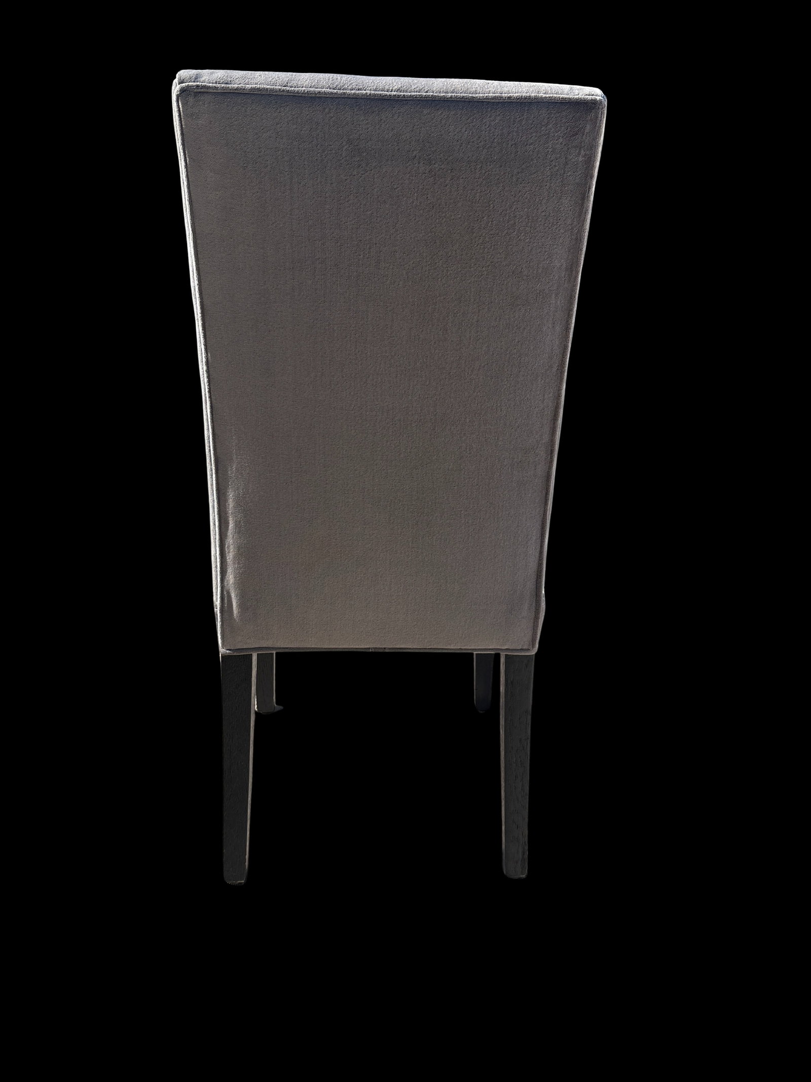 Rh Hudson Performance Velvet Chair in Fog - 4