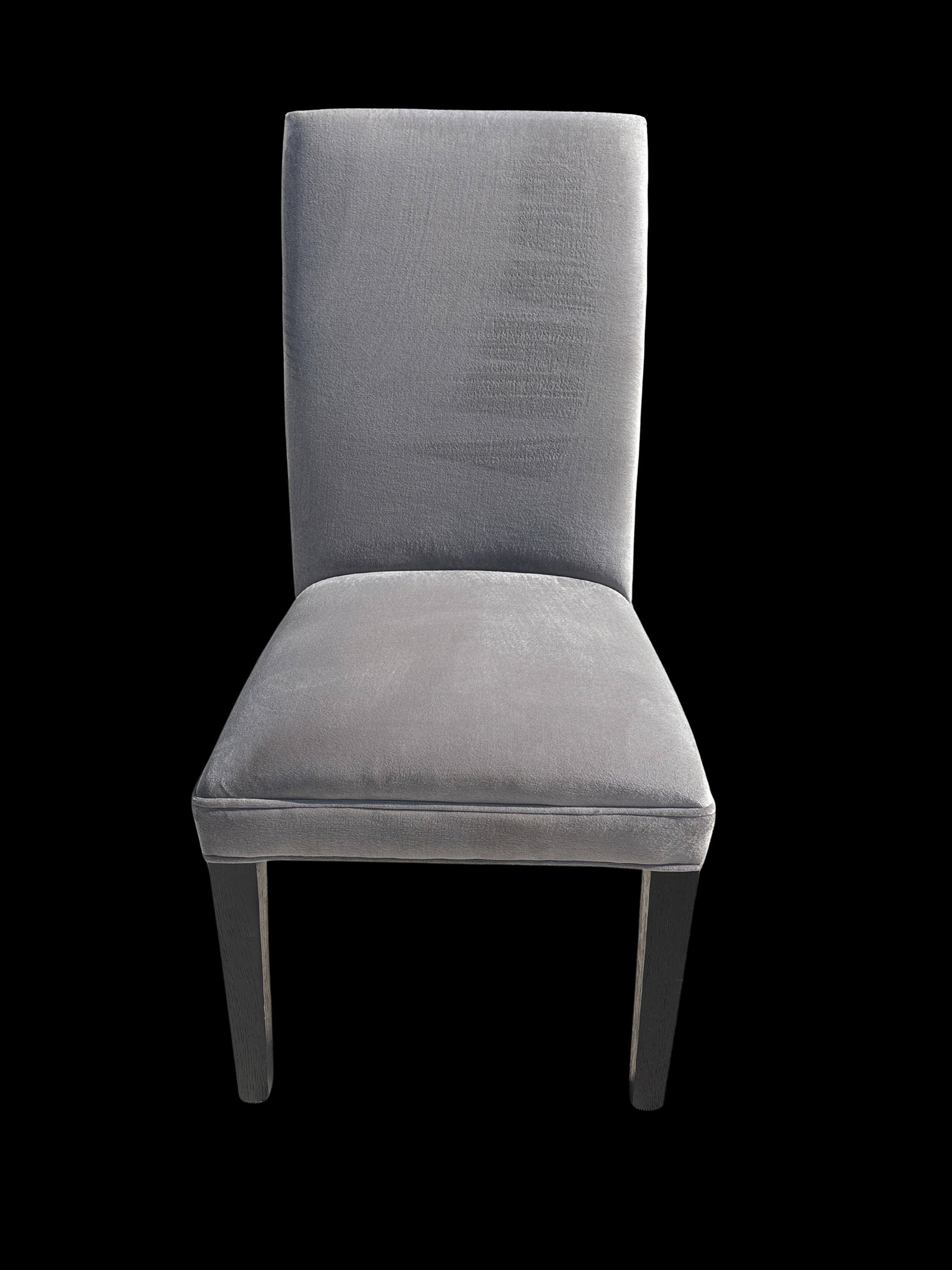 Rh Hudson Performance Velvet Chair in Fog - 7