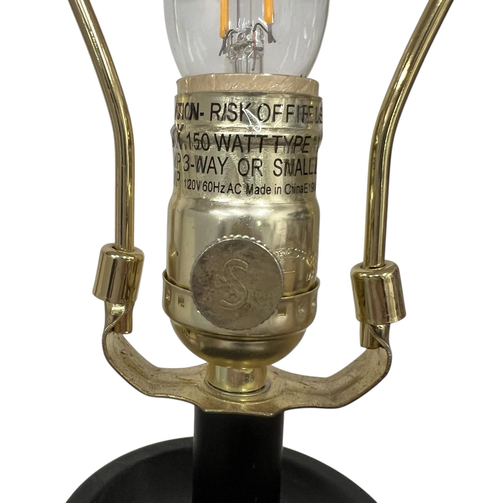 Vintage Stiffel Candlestick Lamp in Bronze Finish - 7