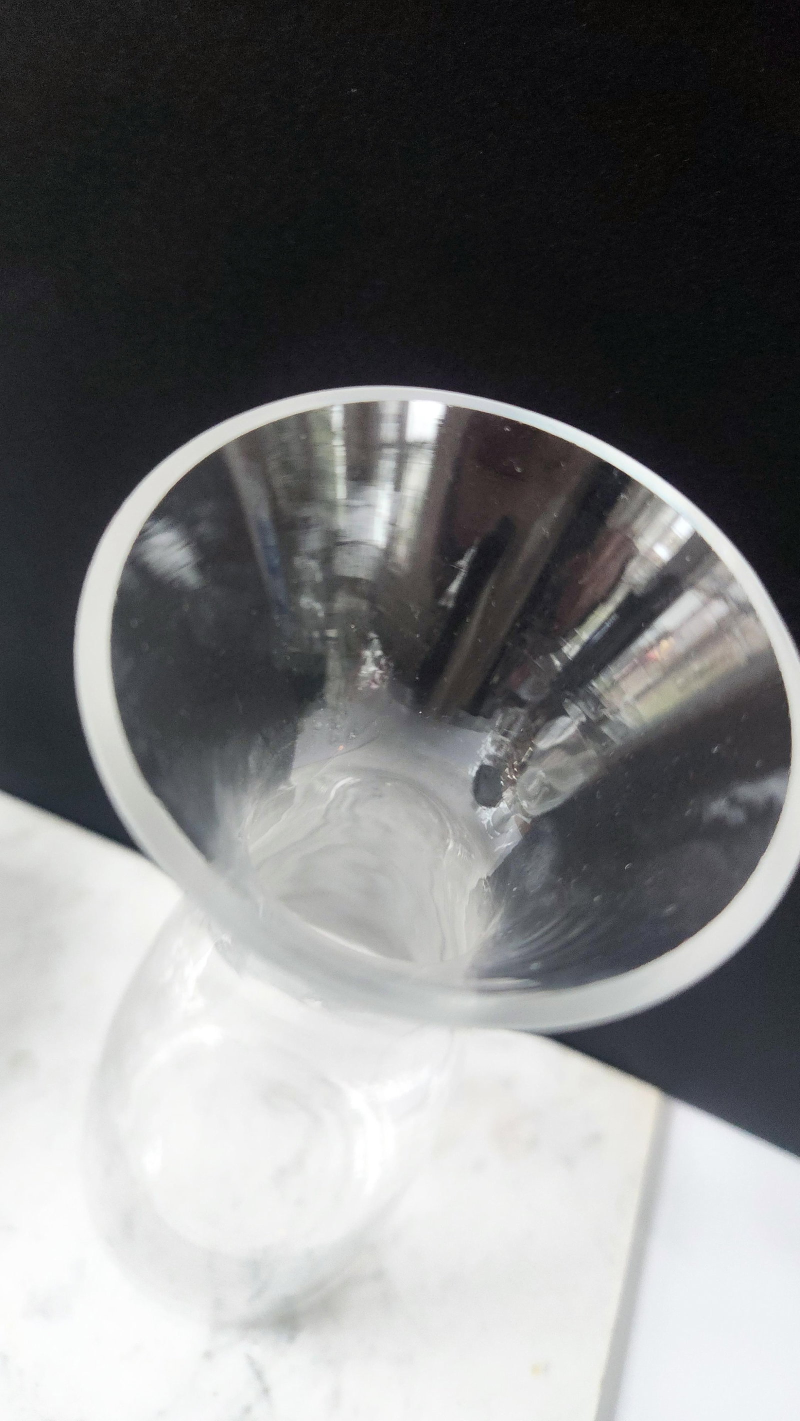 Mid 20th Century Mid-Century Modern Clear Glass Decanter With Solid Mushroom Stopper - 9