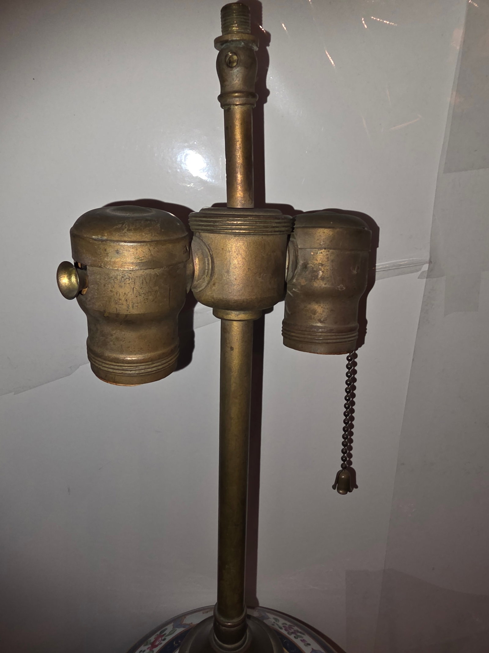 Antique Samson Porcelain Urn Lamp - 7