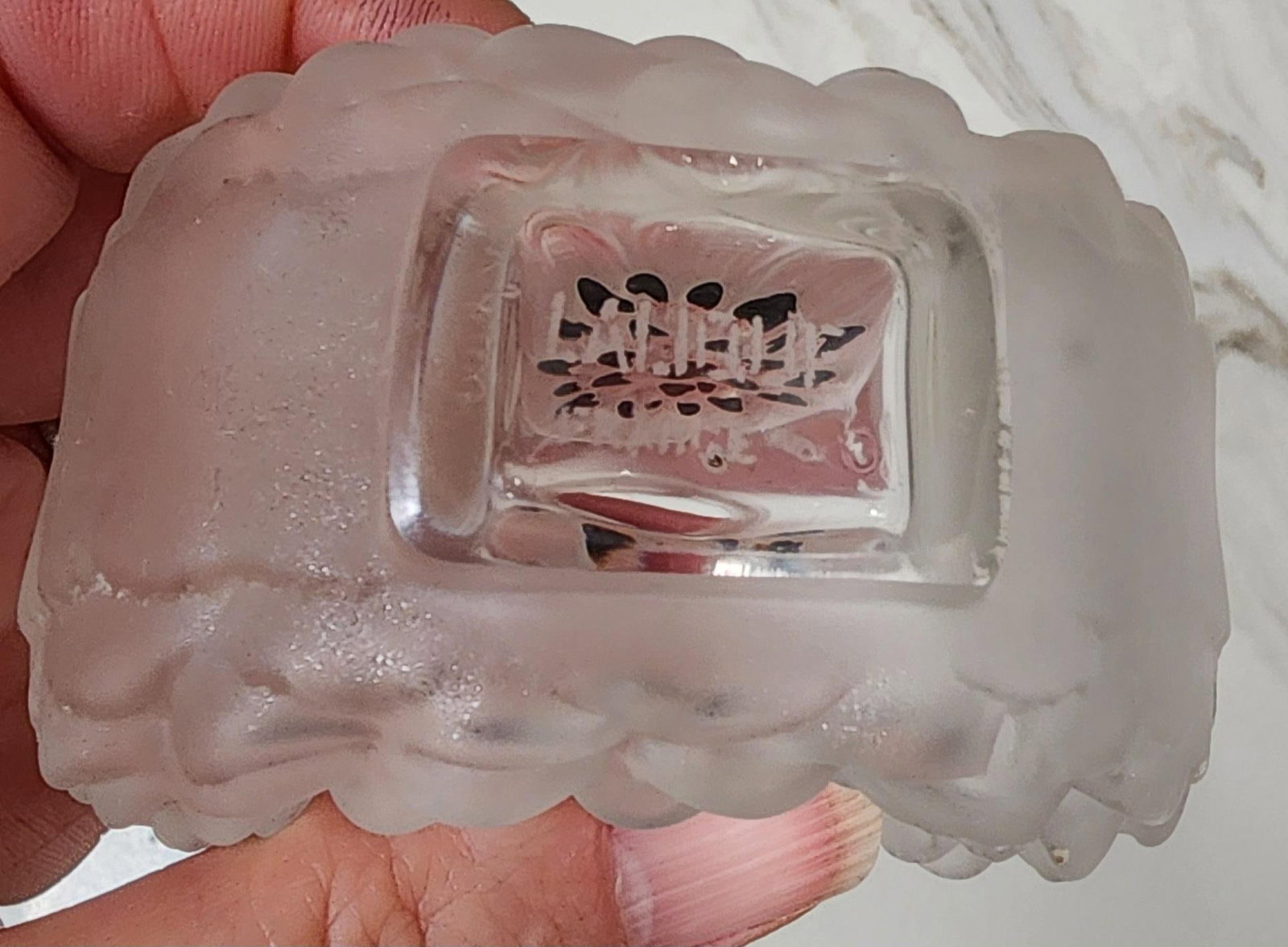 1900s 2 Lalique Dahlia Perfume Bottles - 4