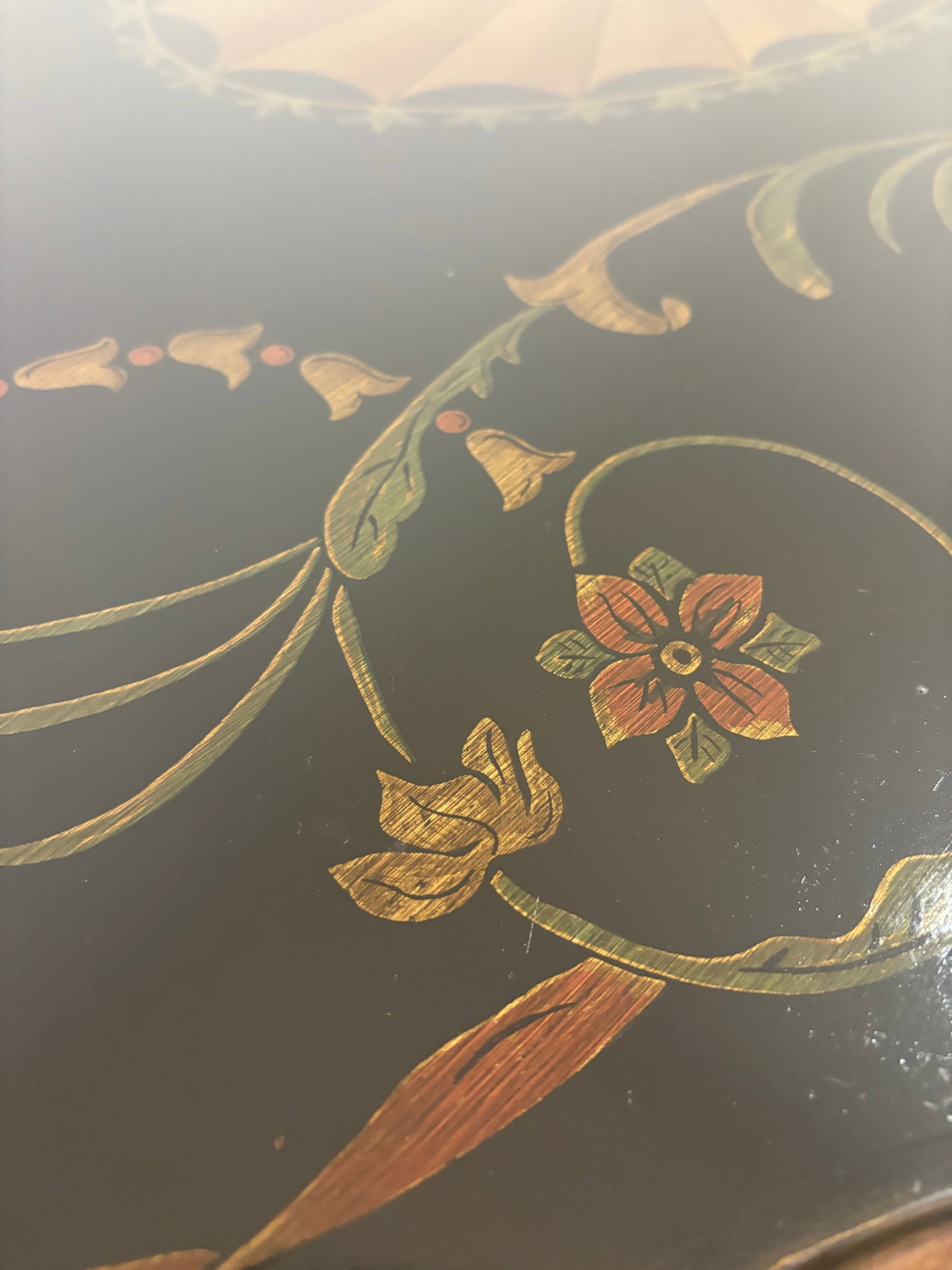 Late 20th Century Attributed to Maitland Smith Ebonized Oval Neoclassical Coffee Table - 5