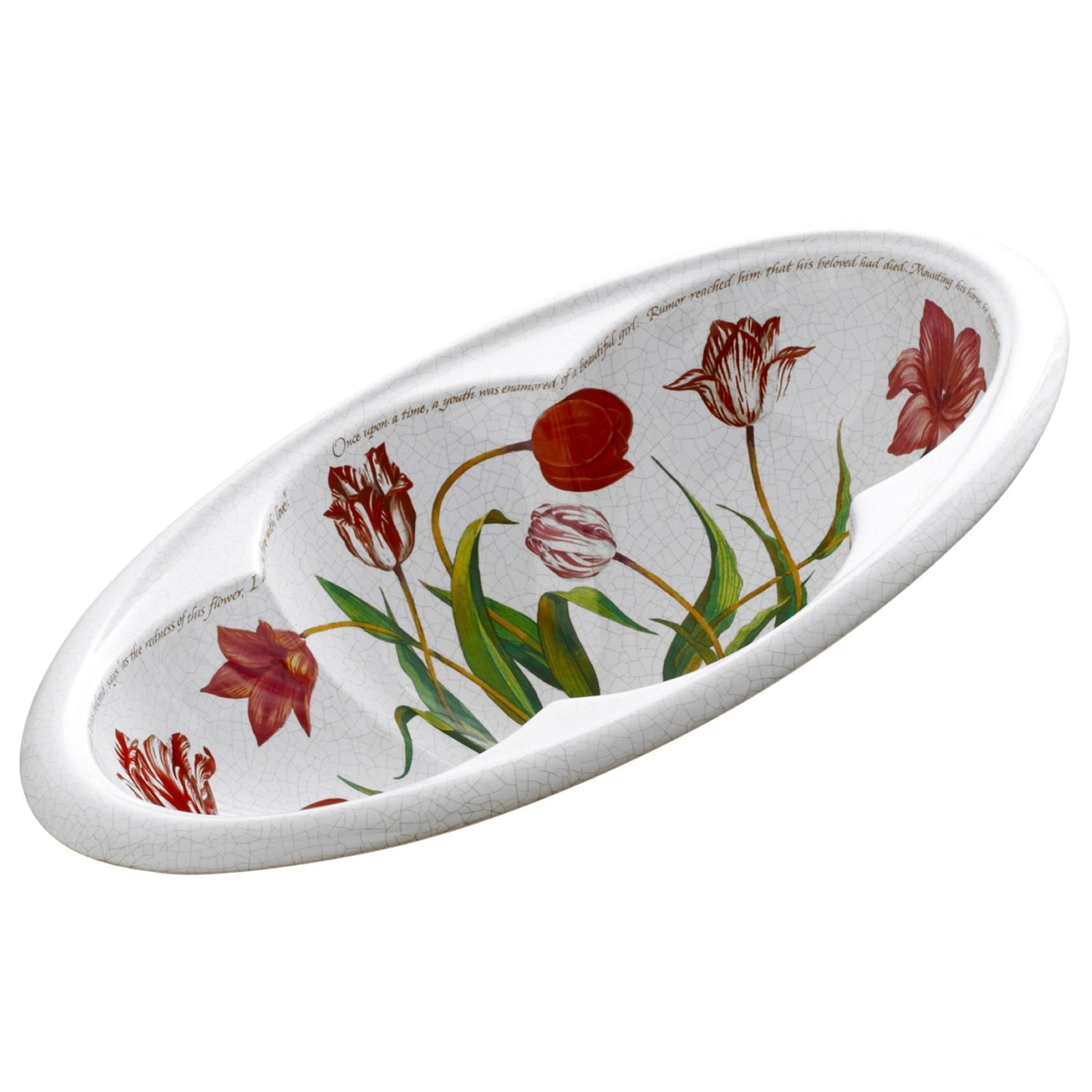 1990's Kohler Artist Edition - Fables and Flowers Cantata Countertop Sink - 10