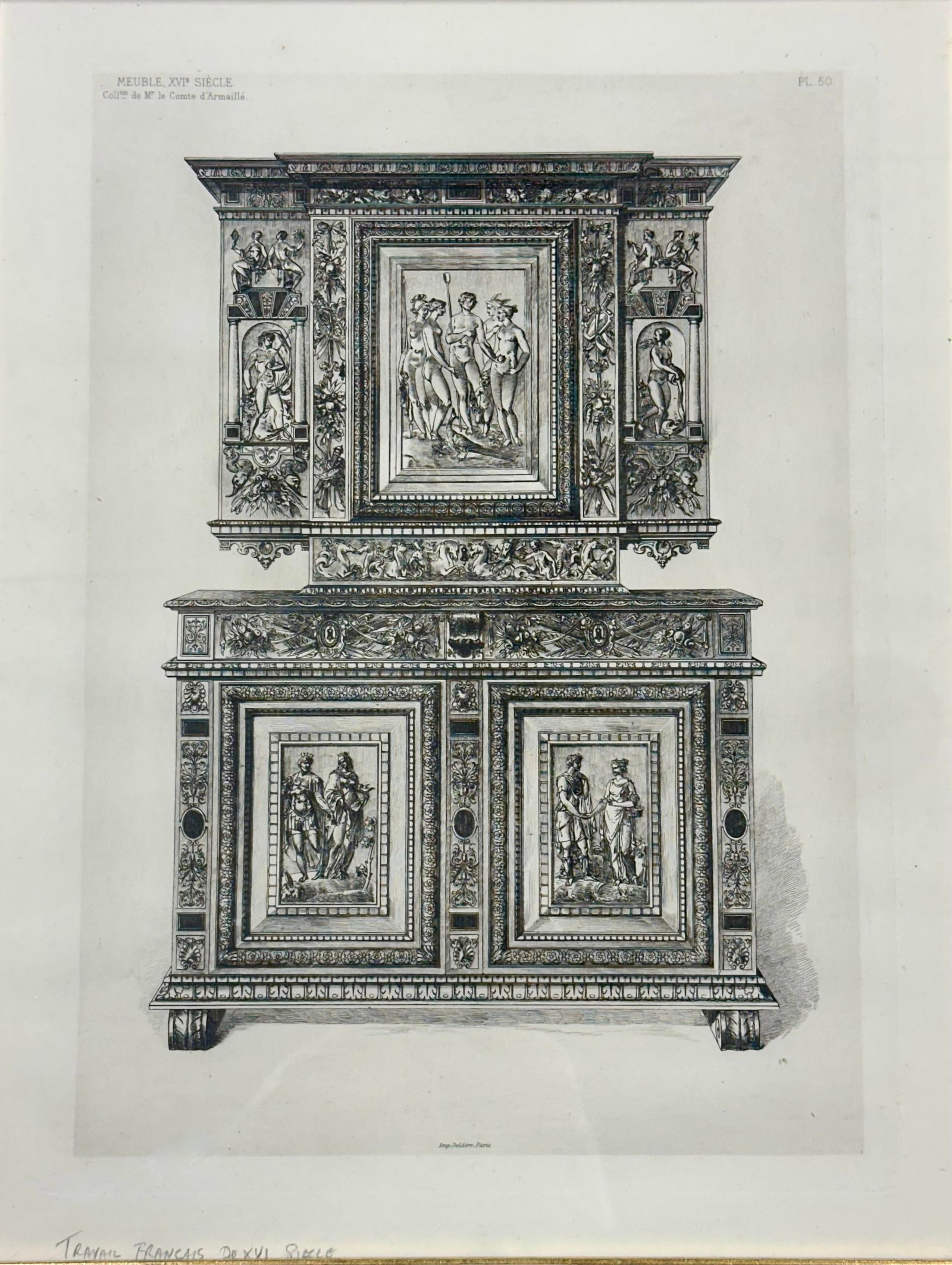 Architectural Traviel: Cabinetry & Furniture Design, 1888 (Framed) - 2