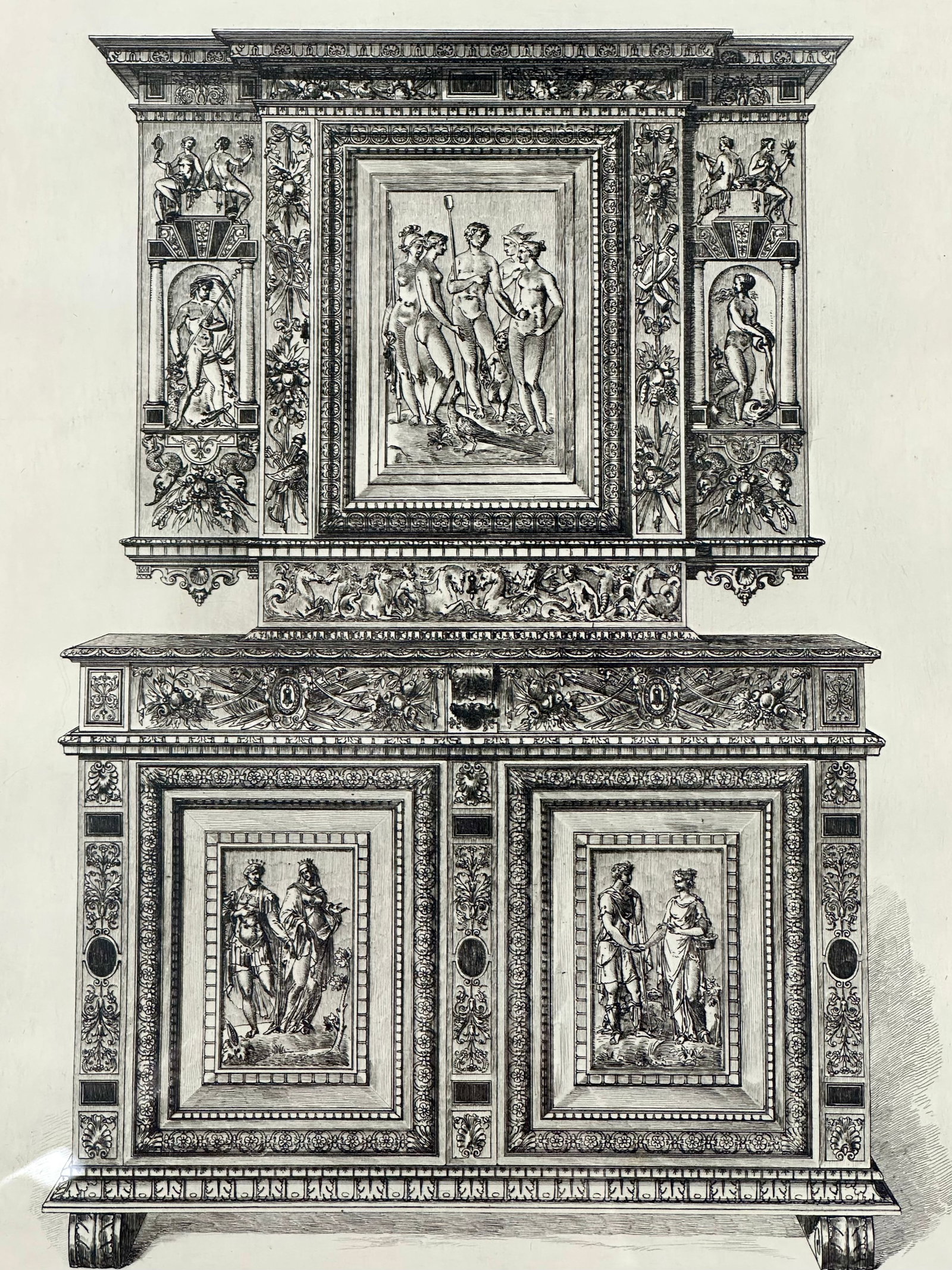 Architectural Traviel: Cabinetry & Furniture Design, 1888 (Framed) - 3